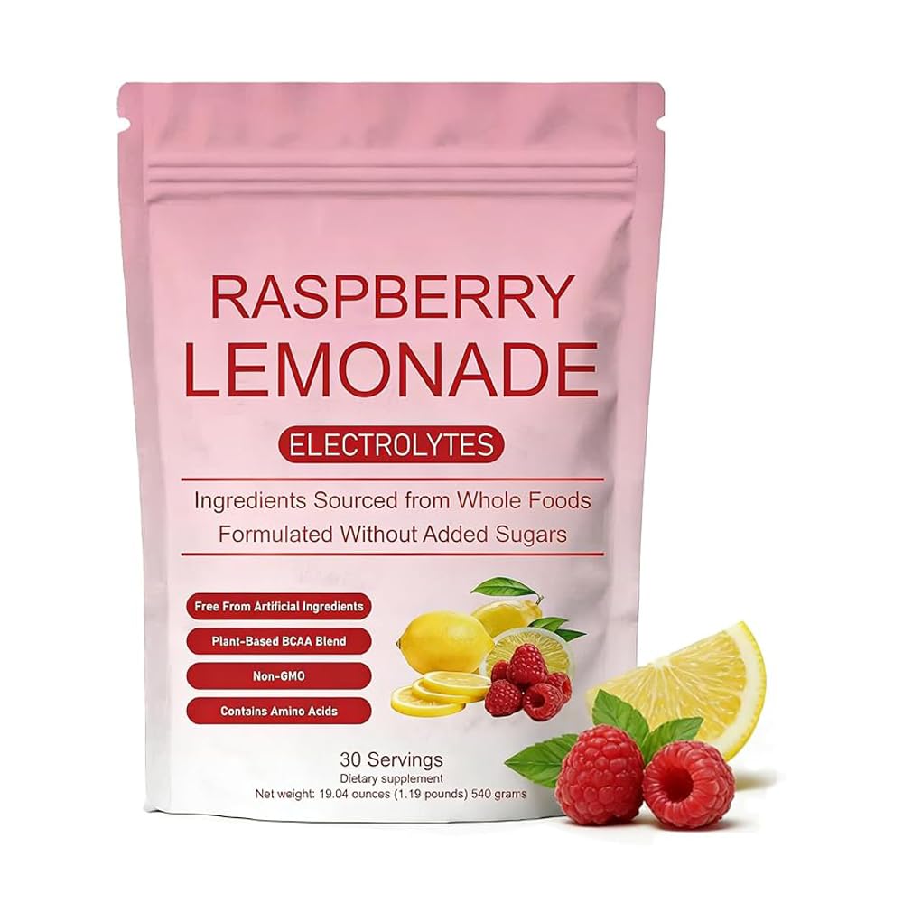 SERSANVE Raspberry Lemonade Electrolytes Powder 30 Servings