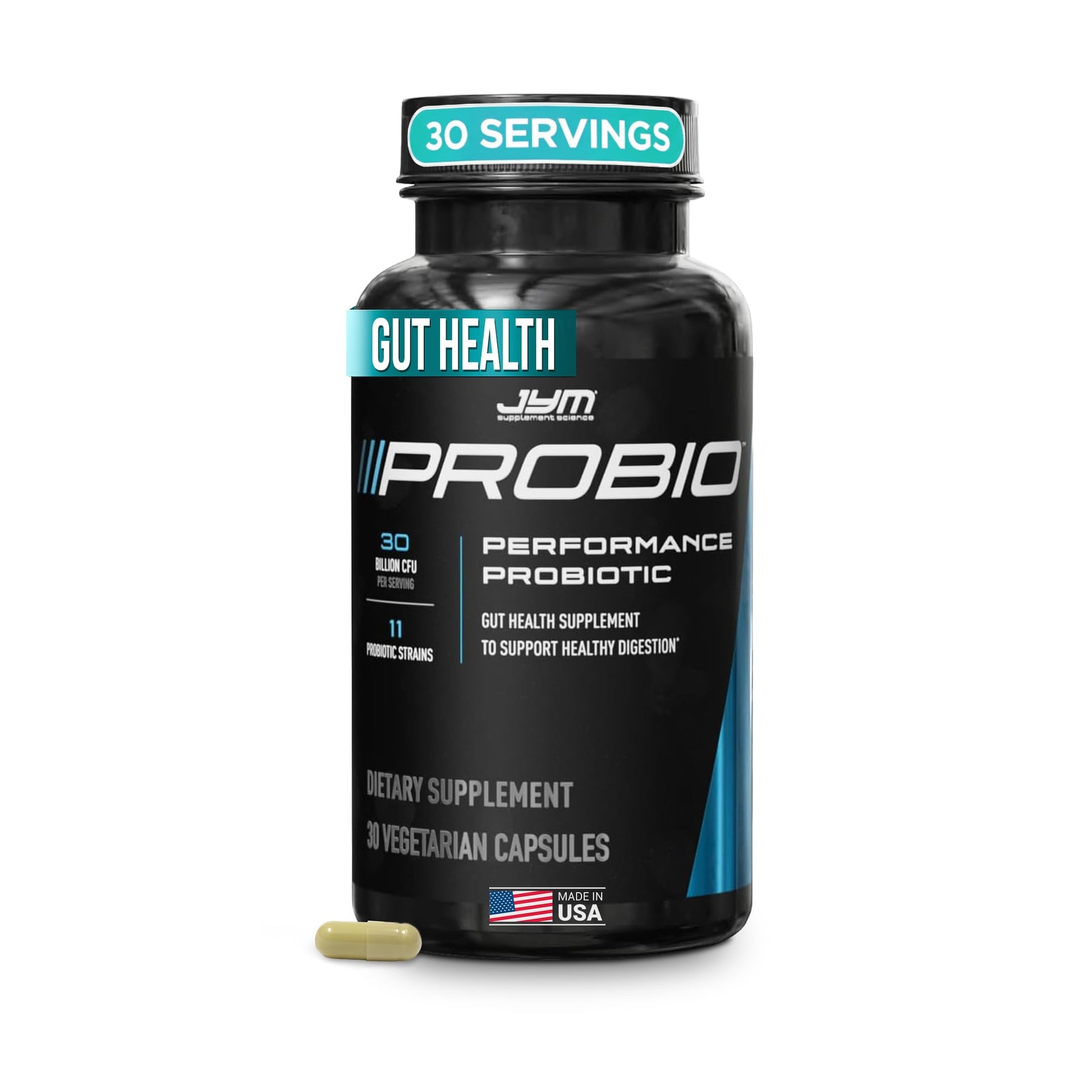 JYM Supplement Science ProBio JYM Performance Probiotic Capsule 30 Count