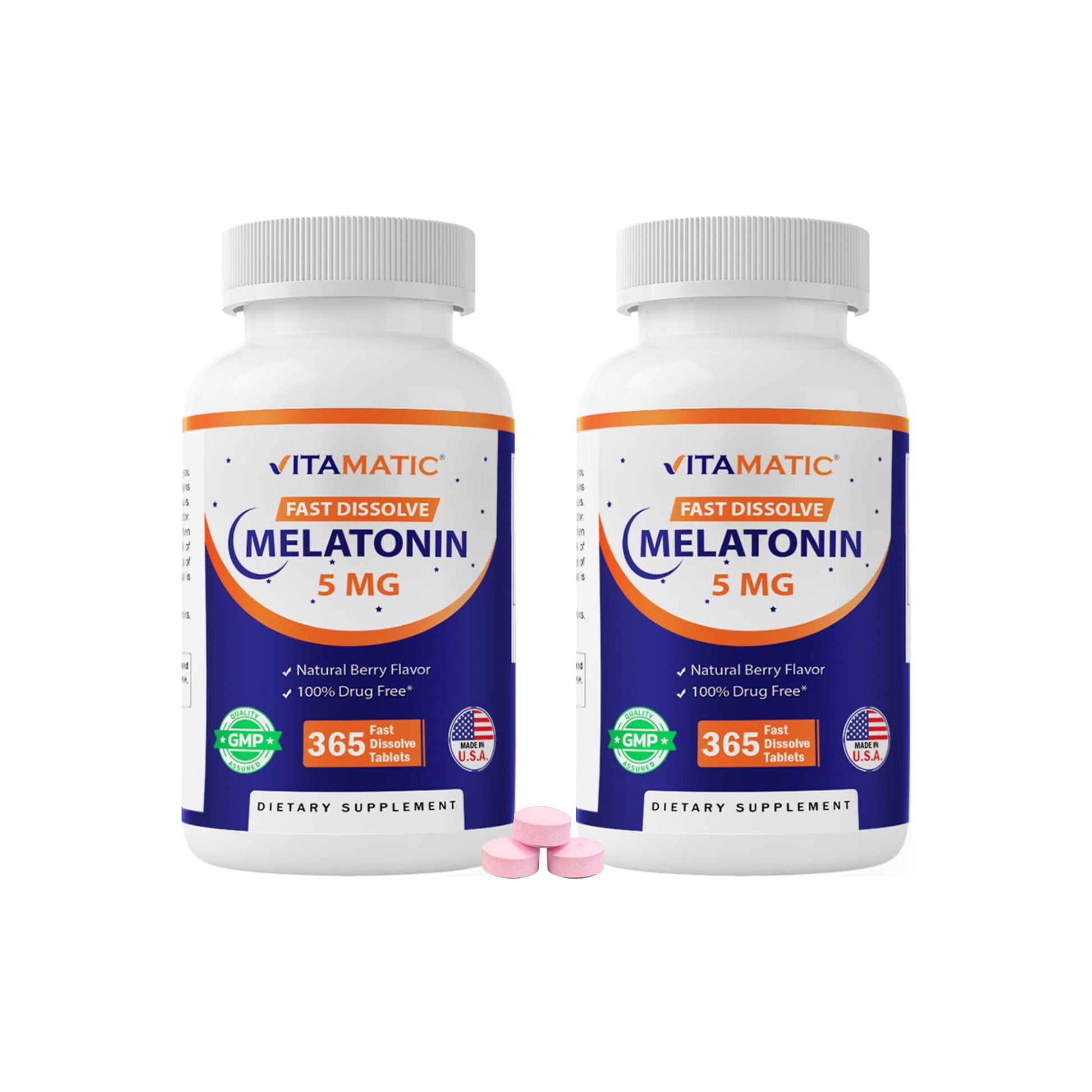 Vitamatic Melatonin 5 mg Tablets, 700 Count