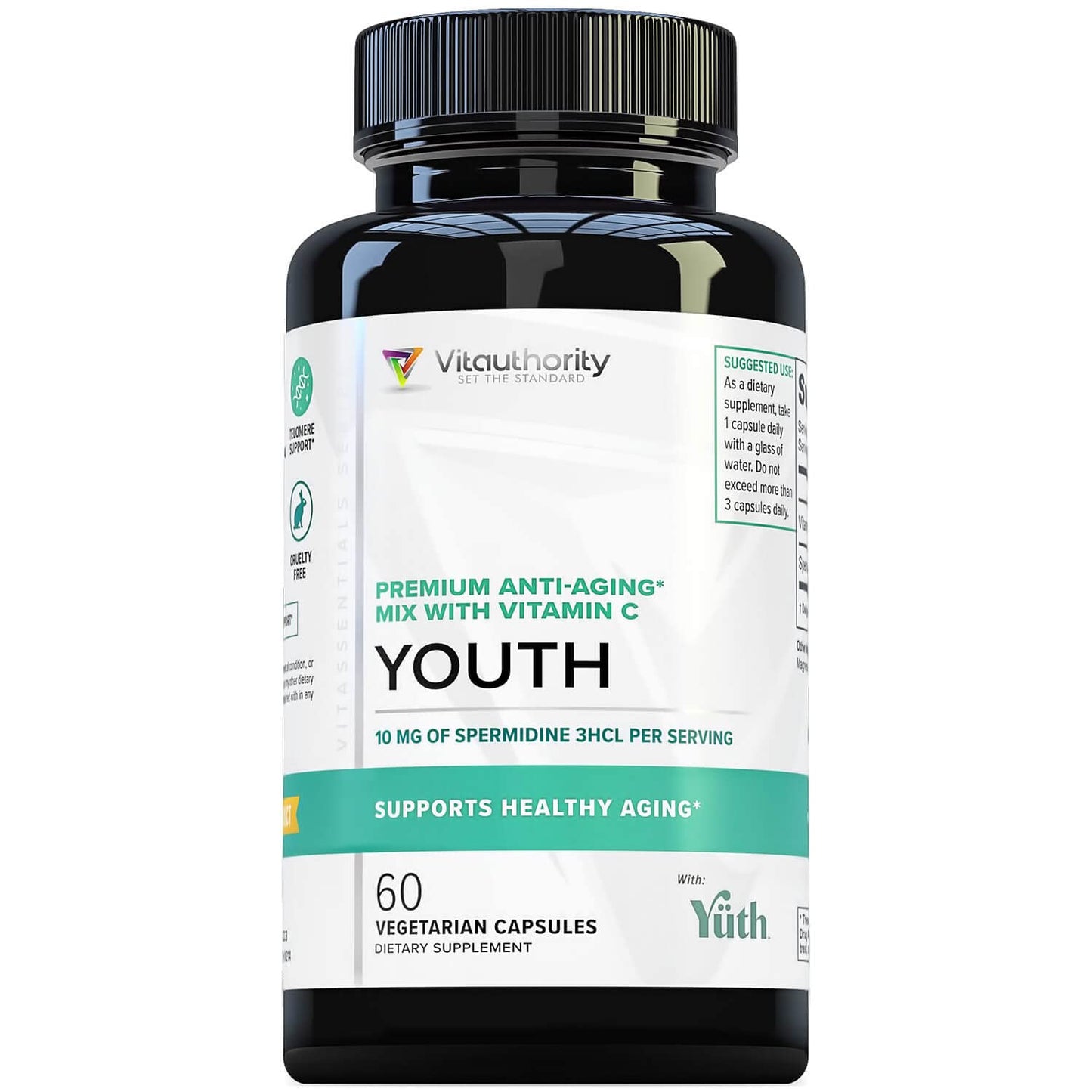 Vitauthority Enhanced Absorption Pure Spermidine Supplement Capsule 60 Capsules