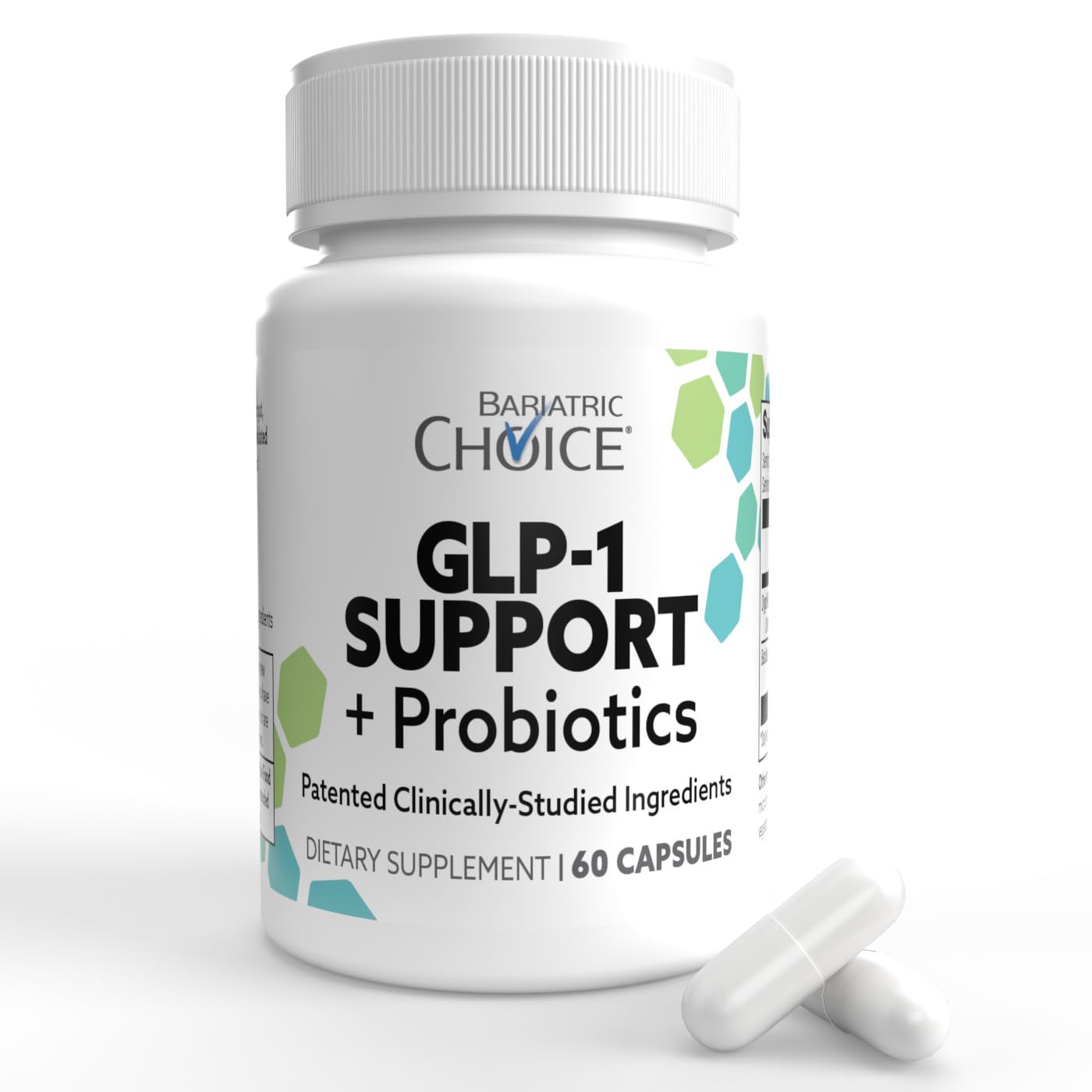 Bariatric Choice GLP-1 Supplement + Probiotics Capsule, 60 Capsules