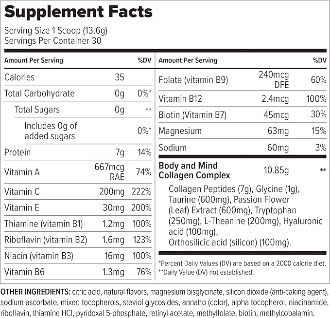 Essential Nutrition Collagen Resilience Passion Fruit Powder, 13.75 oz