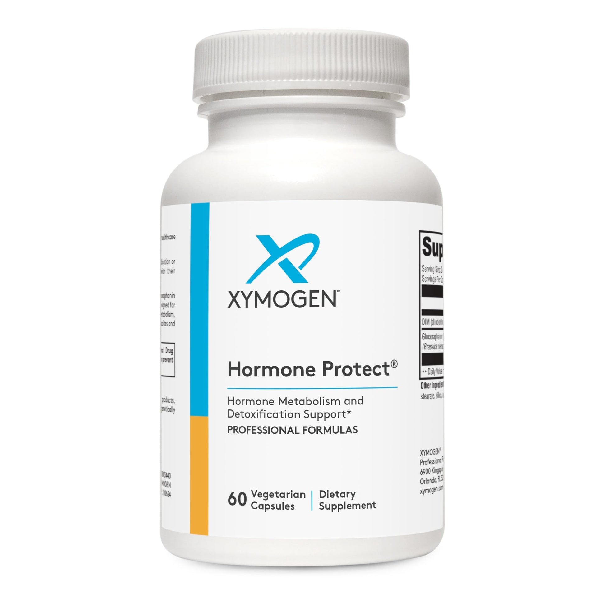 XYMOGEN Hormone Protect Estrogen Metabolism Support with DIM & Broccoli, Kale, and Kolrabi Extract, 60 Capsules
