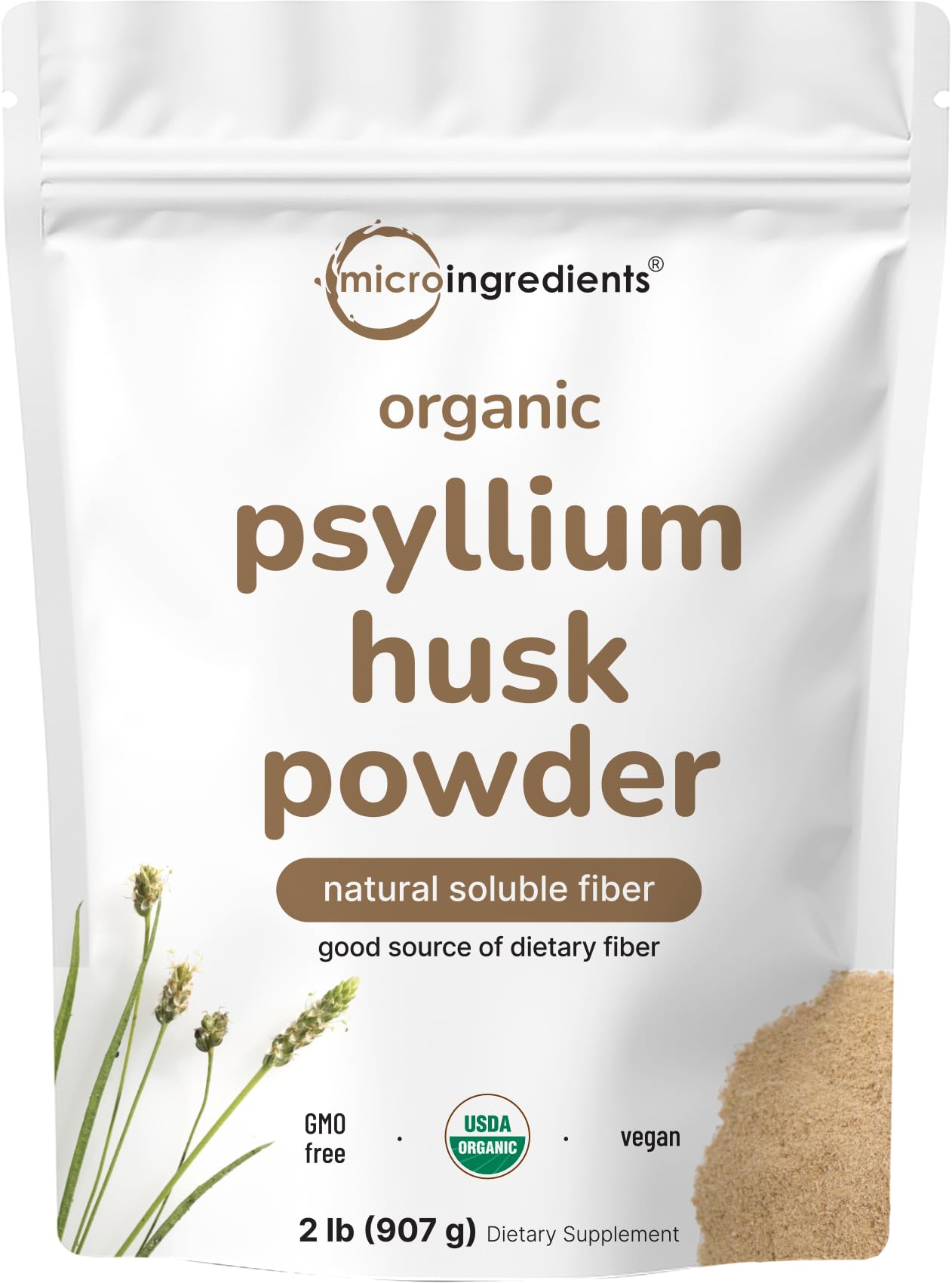 Micro Ingredients Organic Psyllium Husk Powder, 32 oz