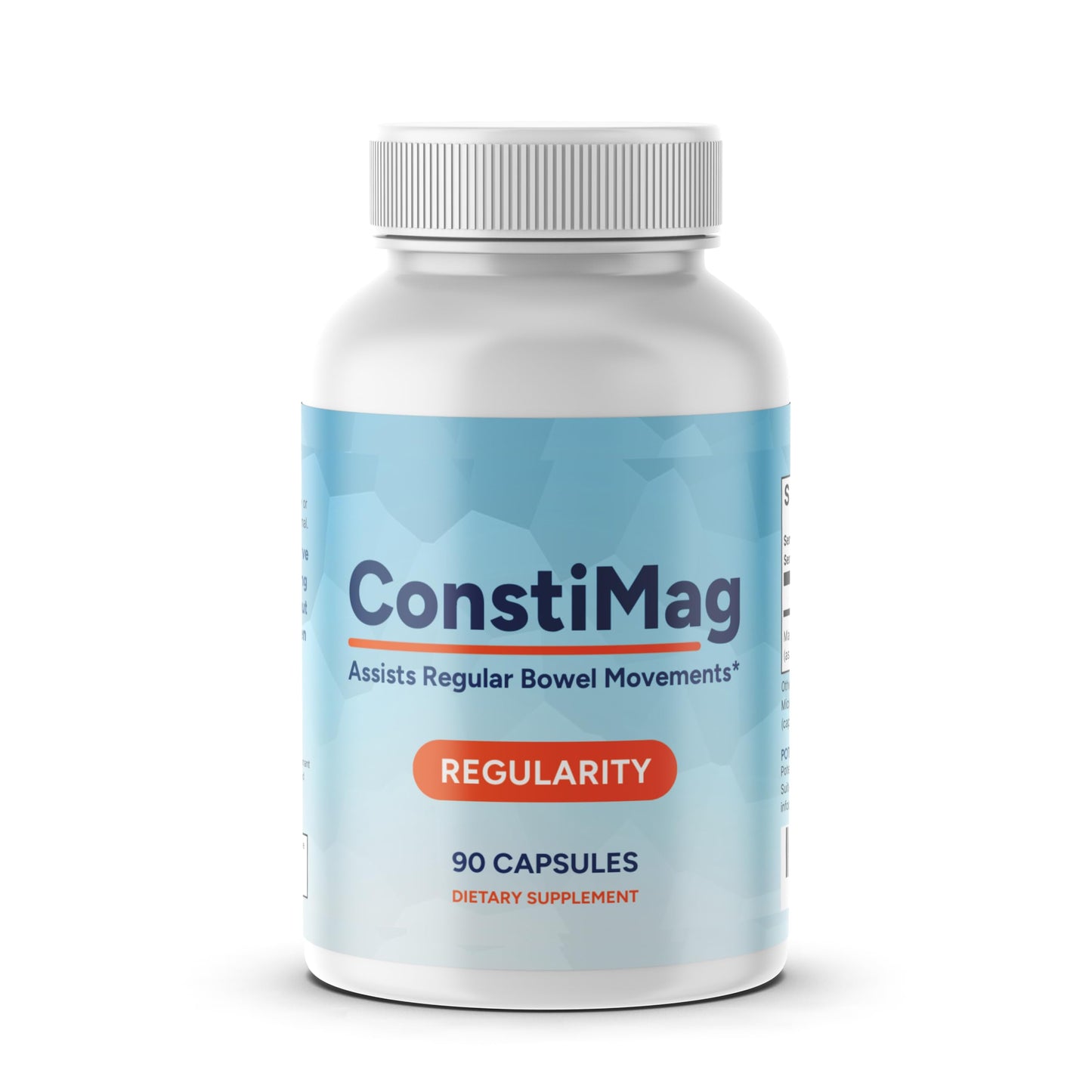Potent Nutri ConstiMag Magnesium Citrate for Constipation Relief Capsule 90 Count
