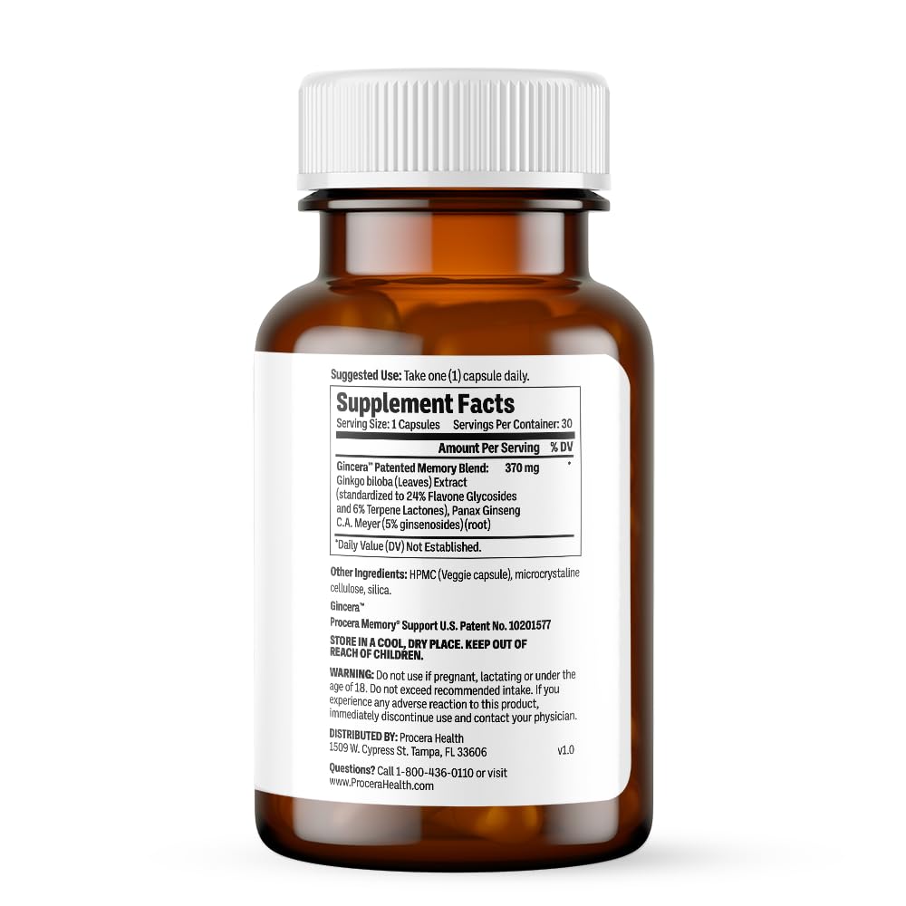Procera Memory Support Capsule 30 Count