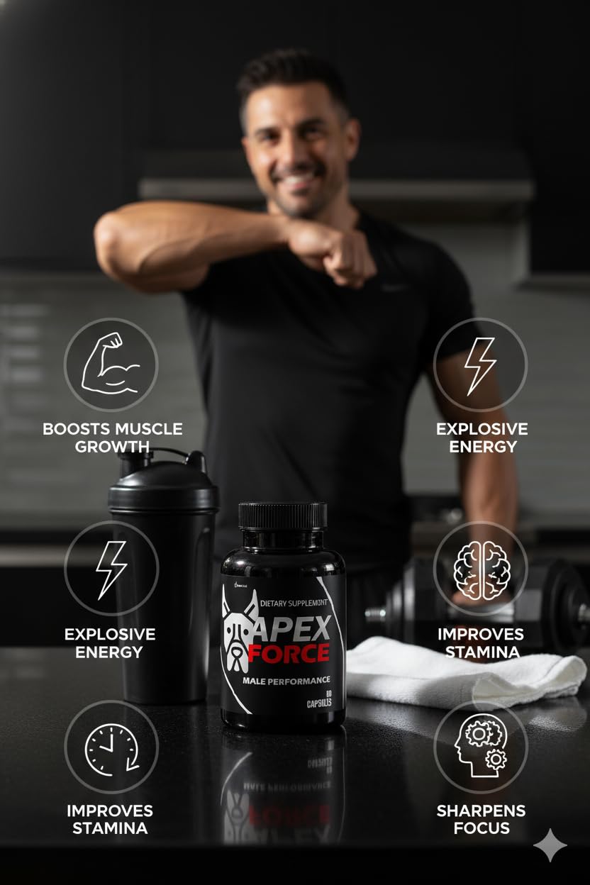 Purely Vital Apex Vital Strength Advanced Formula Pills Support Supplement, Overall Wellness, Maximum Strength Capsule, 60 Count