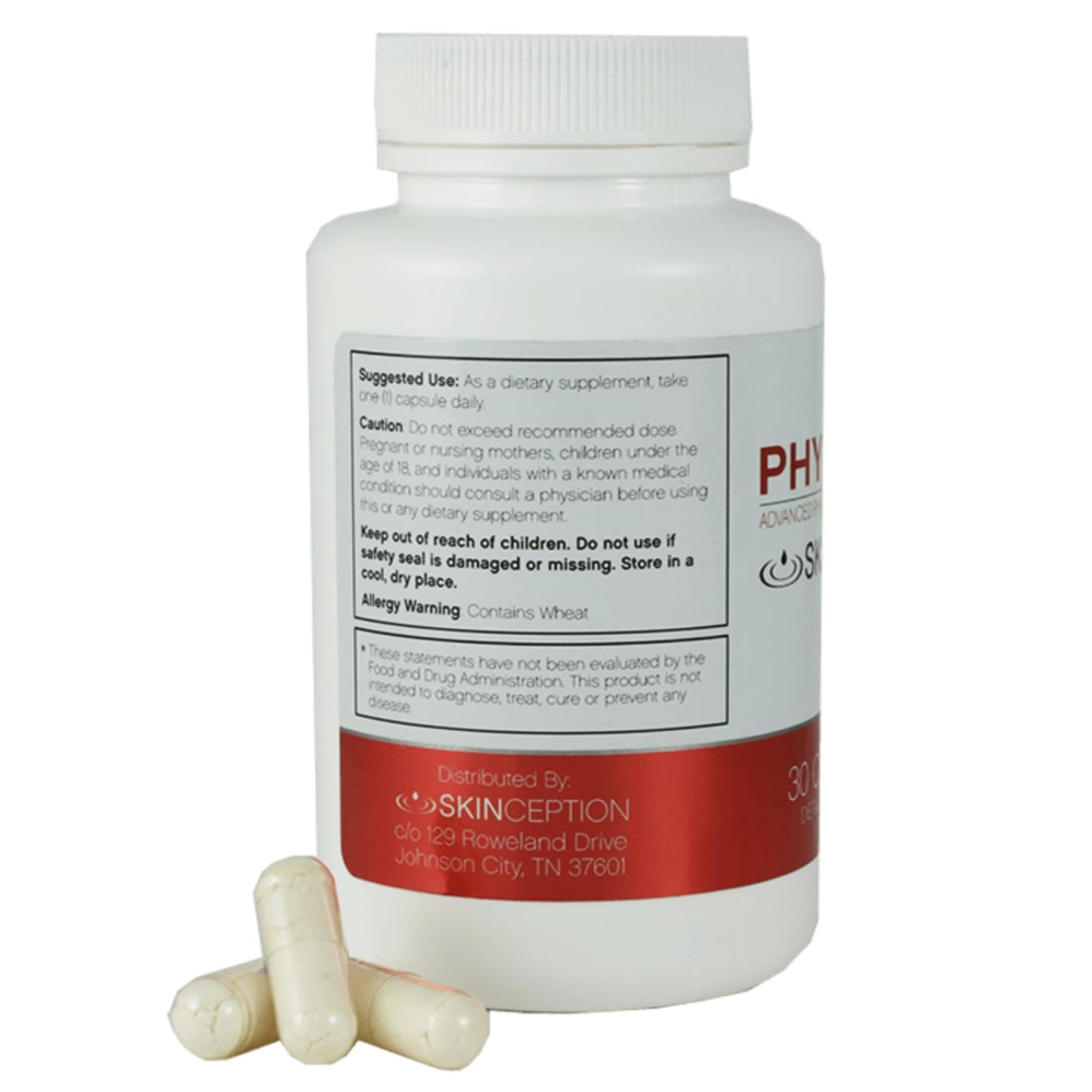 Skinception Phyto350 Advanced Phytoceramides Formula Capsules, 30 Count