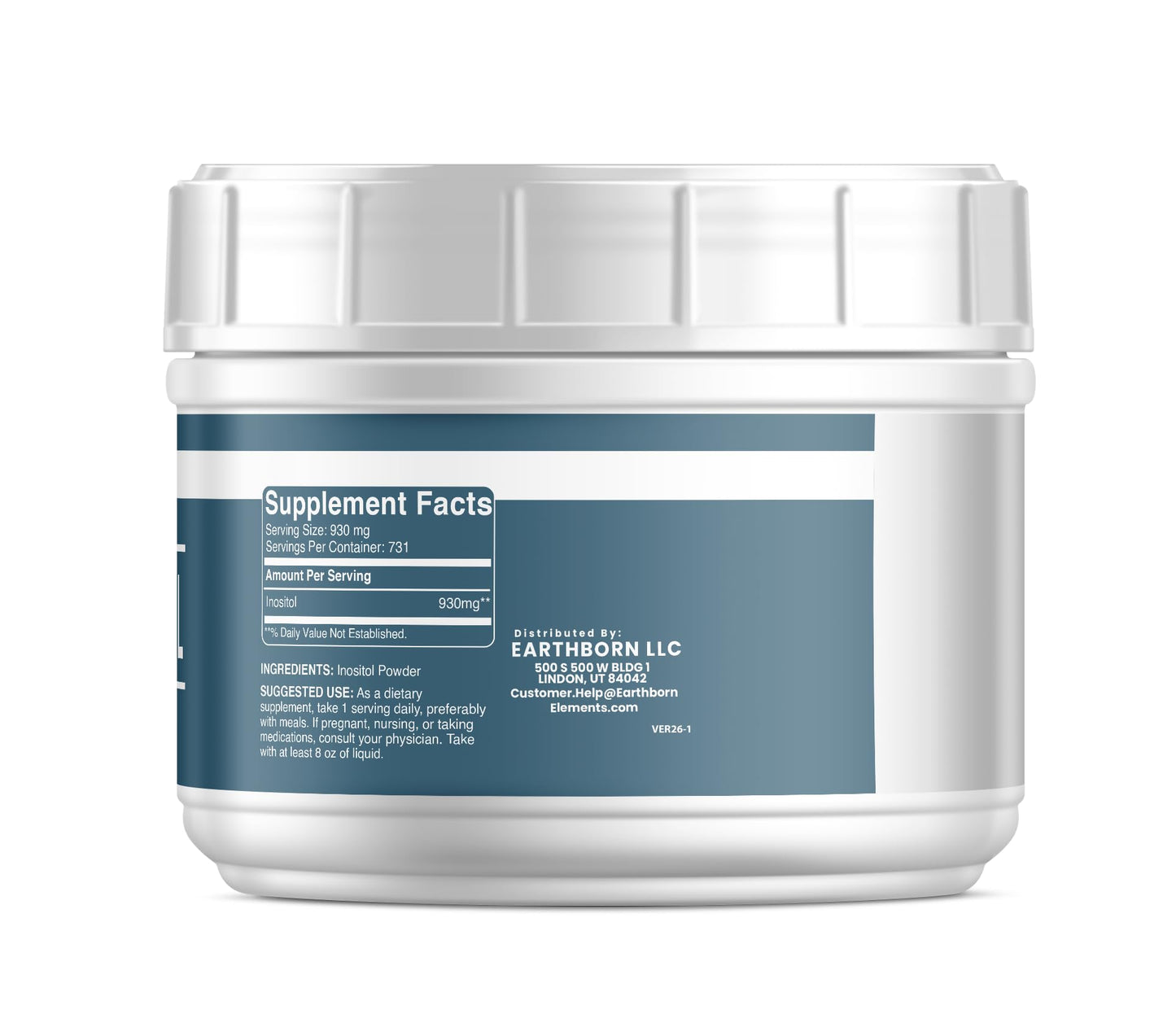 Earthborn Elements Inositol Powder 24
