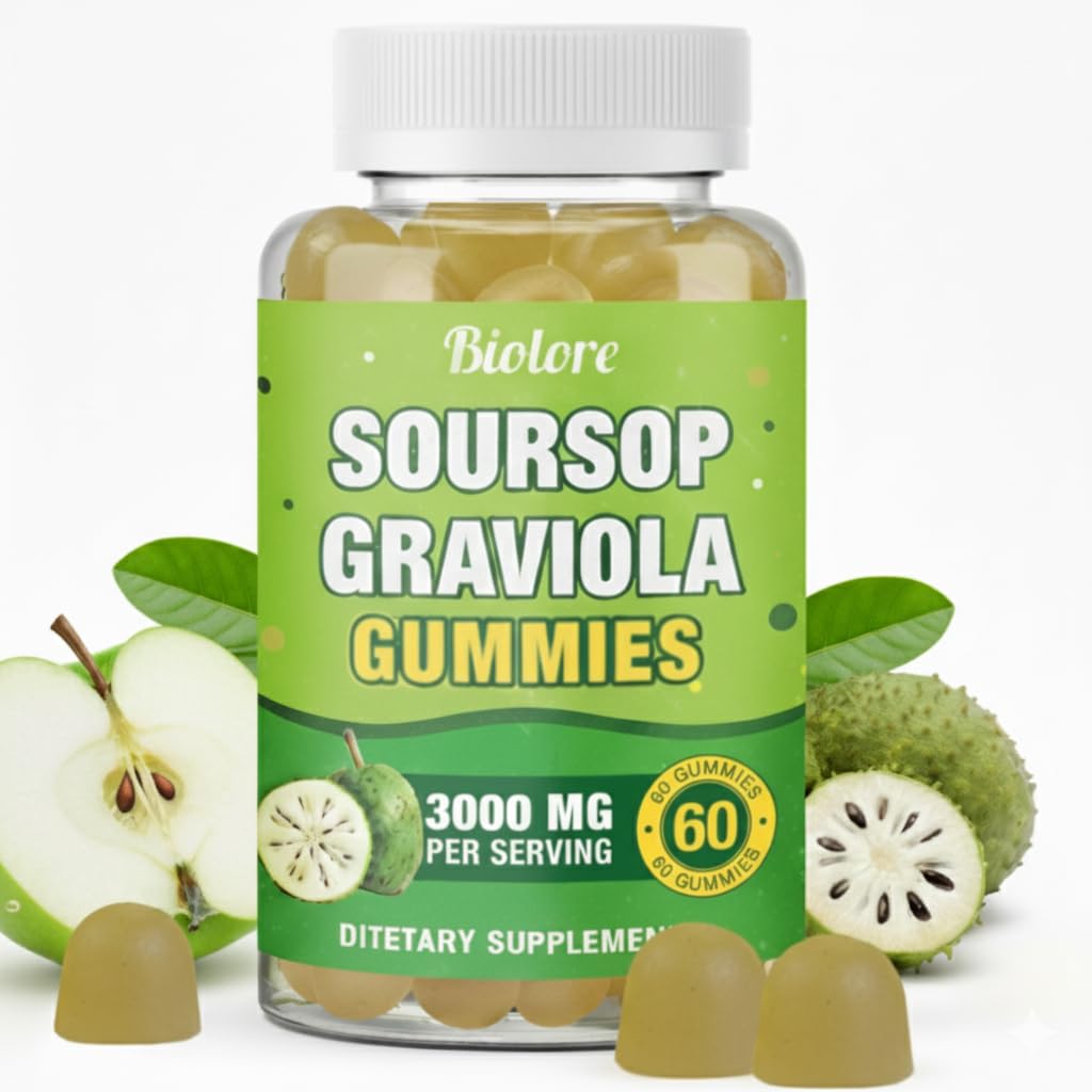 Biolore Soursop Graviola Gummies 60 Count