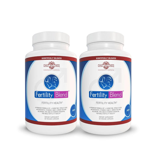 Fertility Blend Daily Wellness for Men – Men's Wellness Supplement with Vitamins, Minerals & Antioxidants – 120 Capsules