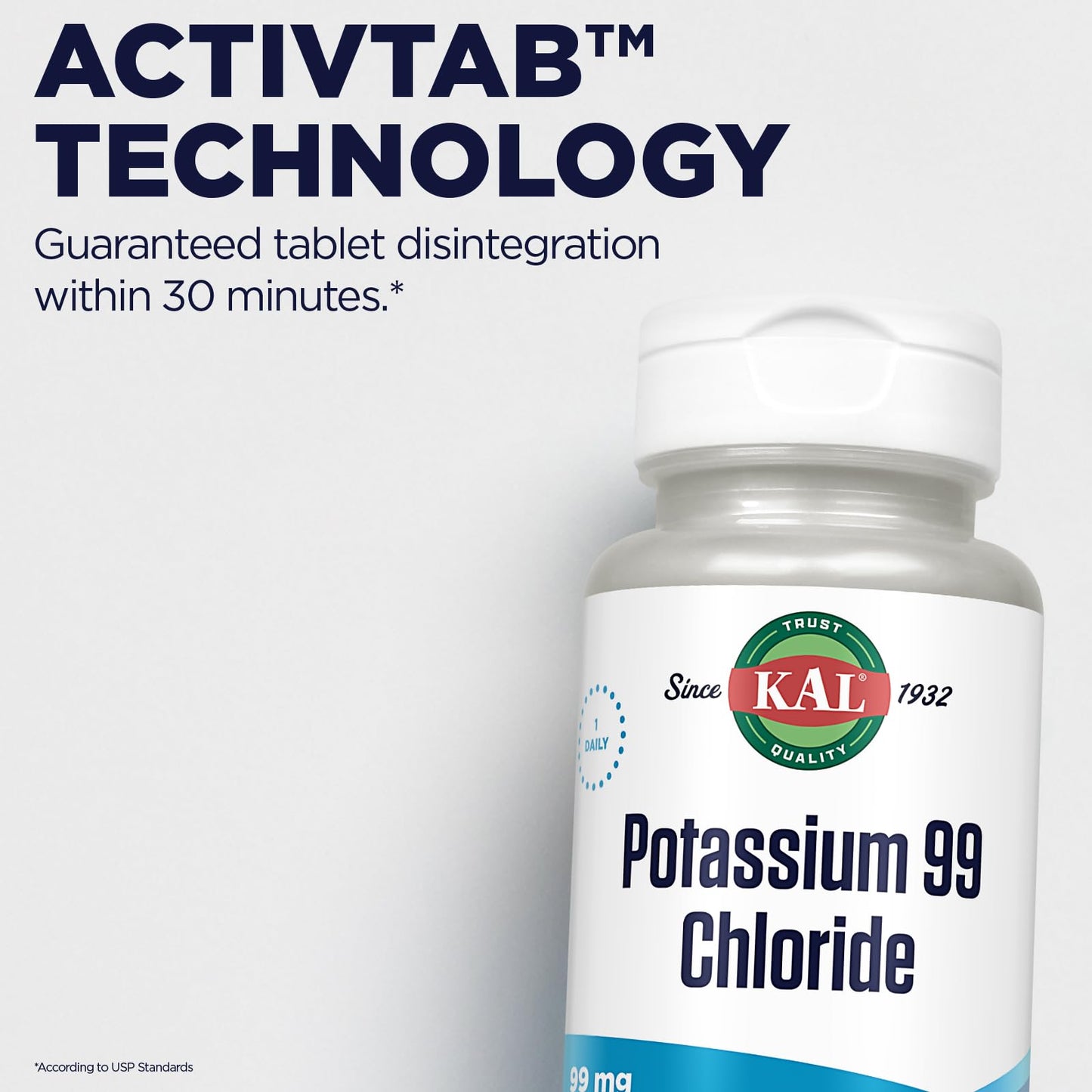 KAL Potassium Chloride Tablets 100 Tablets