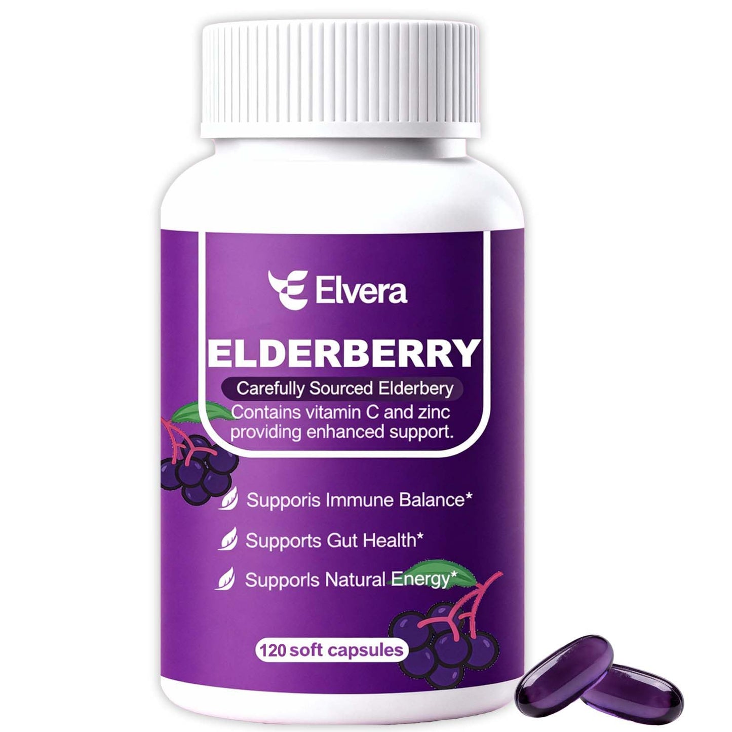 ReviveNerve Elvera Elderberry Softgel 120
