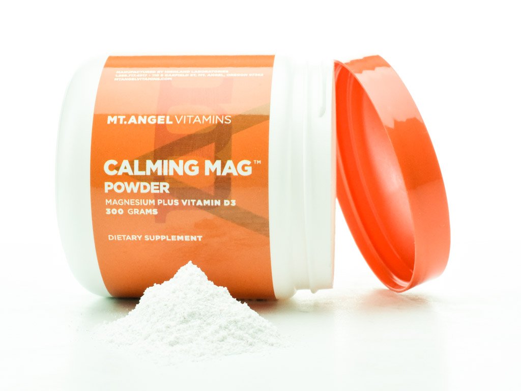 Mt. Angel Vitamins Calming Mag Powder Magnesium Plus Vitamin D3 10.58 Ounce