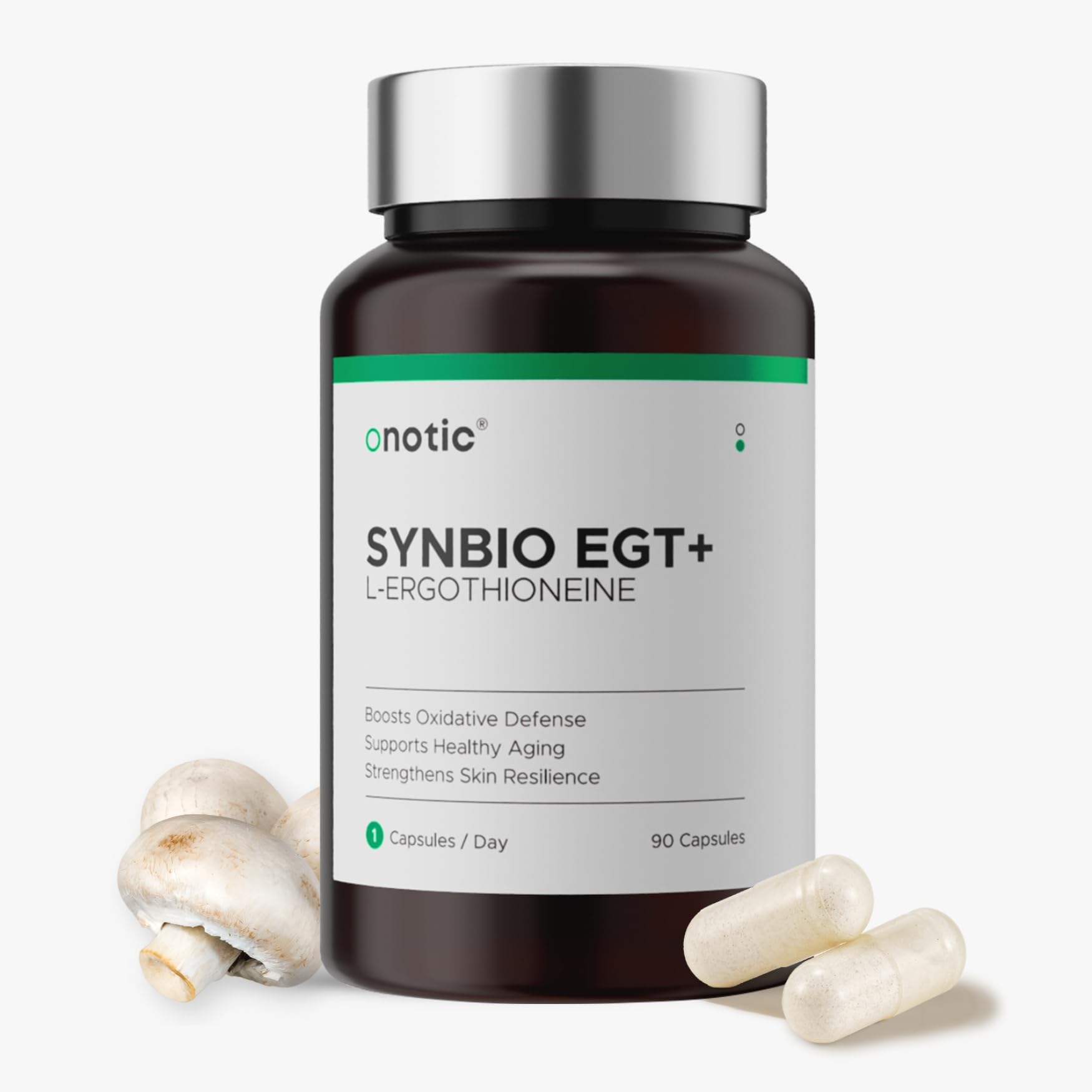 ONOTIC Ergothioneine Supplement 30mg EGT Capsules, 90 Capsules