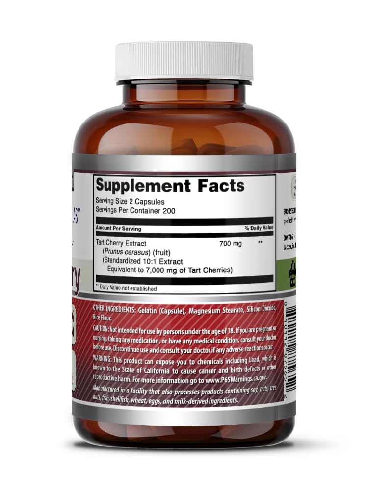 Amazing Nutrition Tart Cherry 700 Mg 400 Capsules