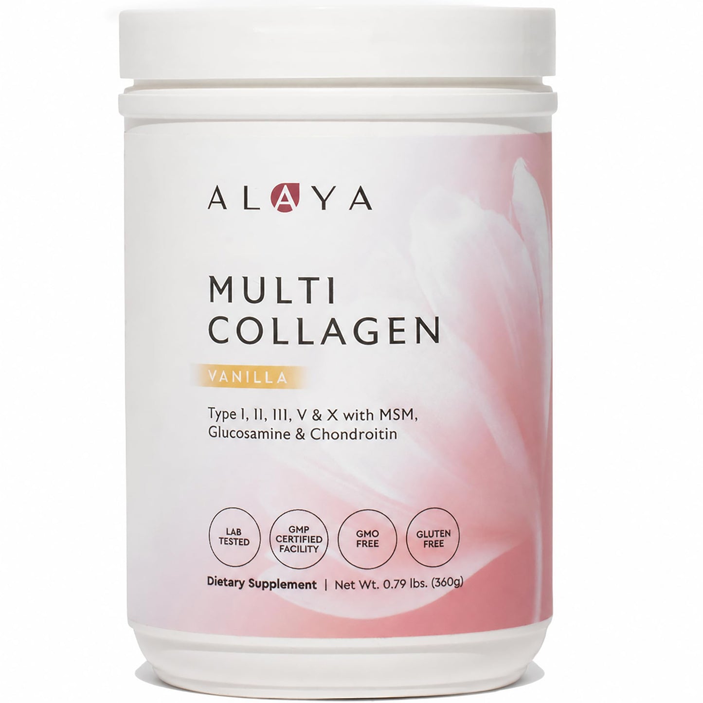 Alaya Naturals Multi Collagen Powder (Vanilla) 13.55 Ounce
