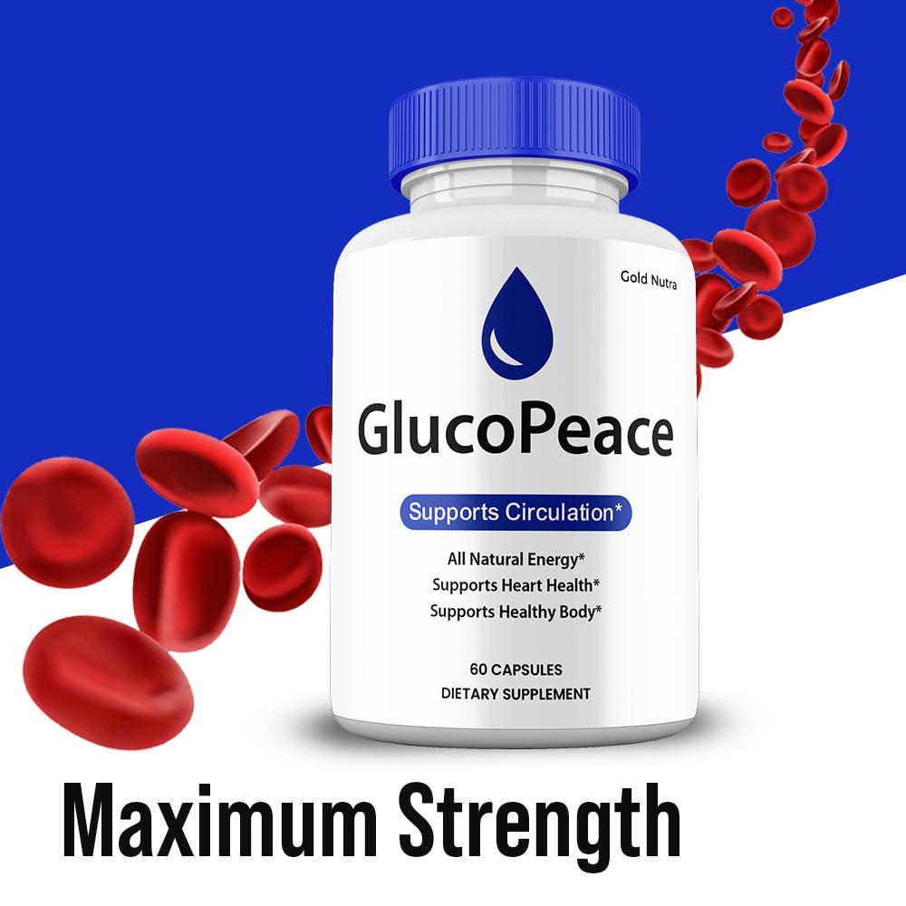 Gold Nutra GlucoPeace Capsules, 2 Count