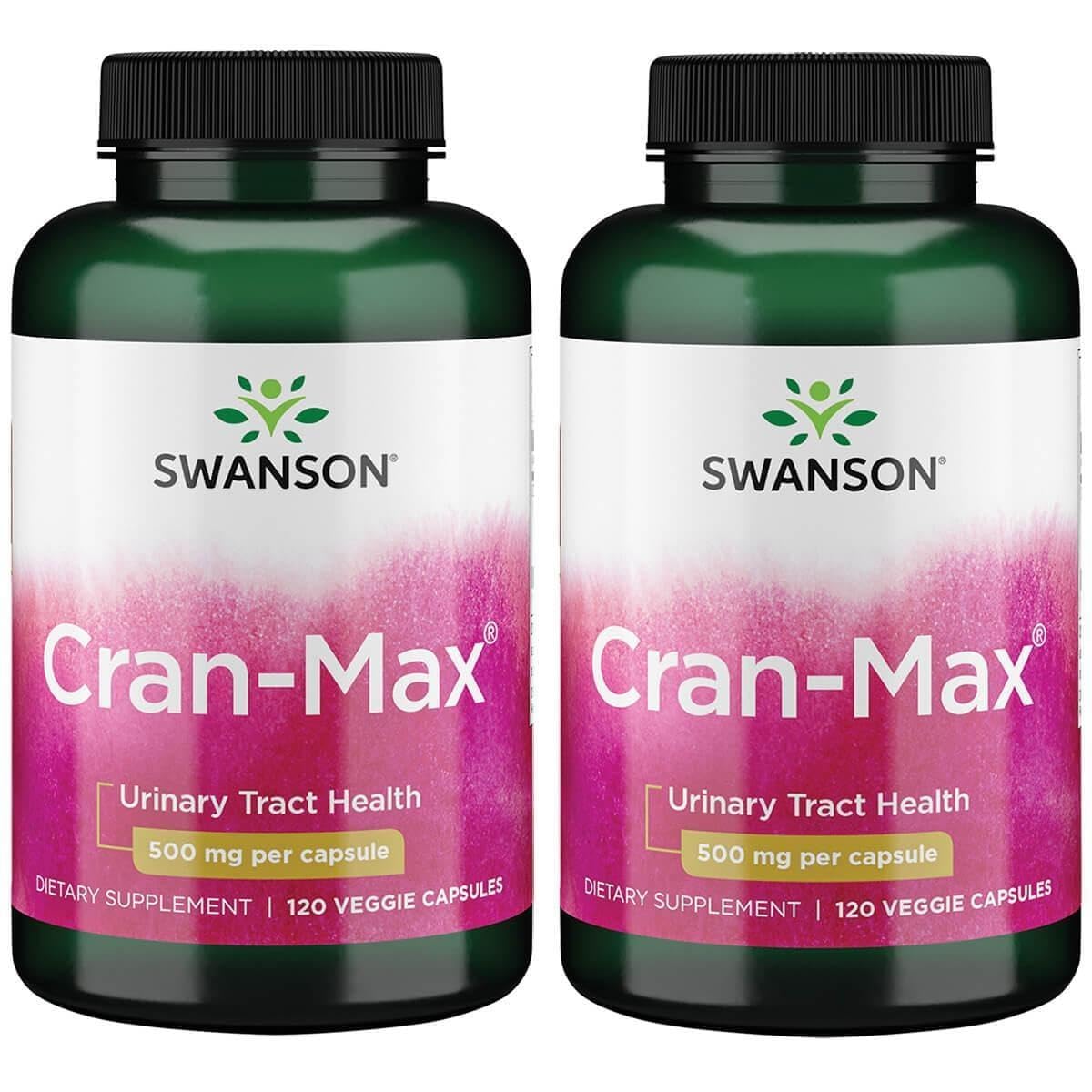 Swanson Cran-Max 500 mg Capsules, 240 Count