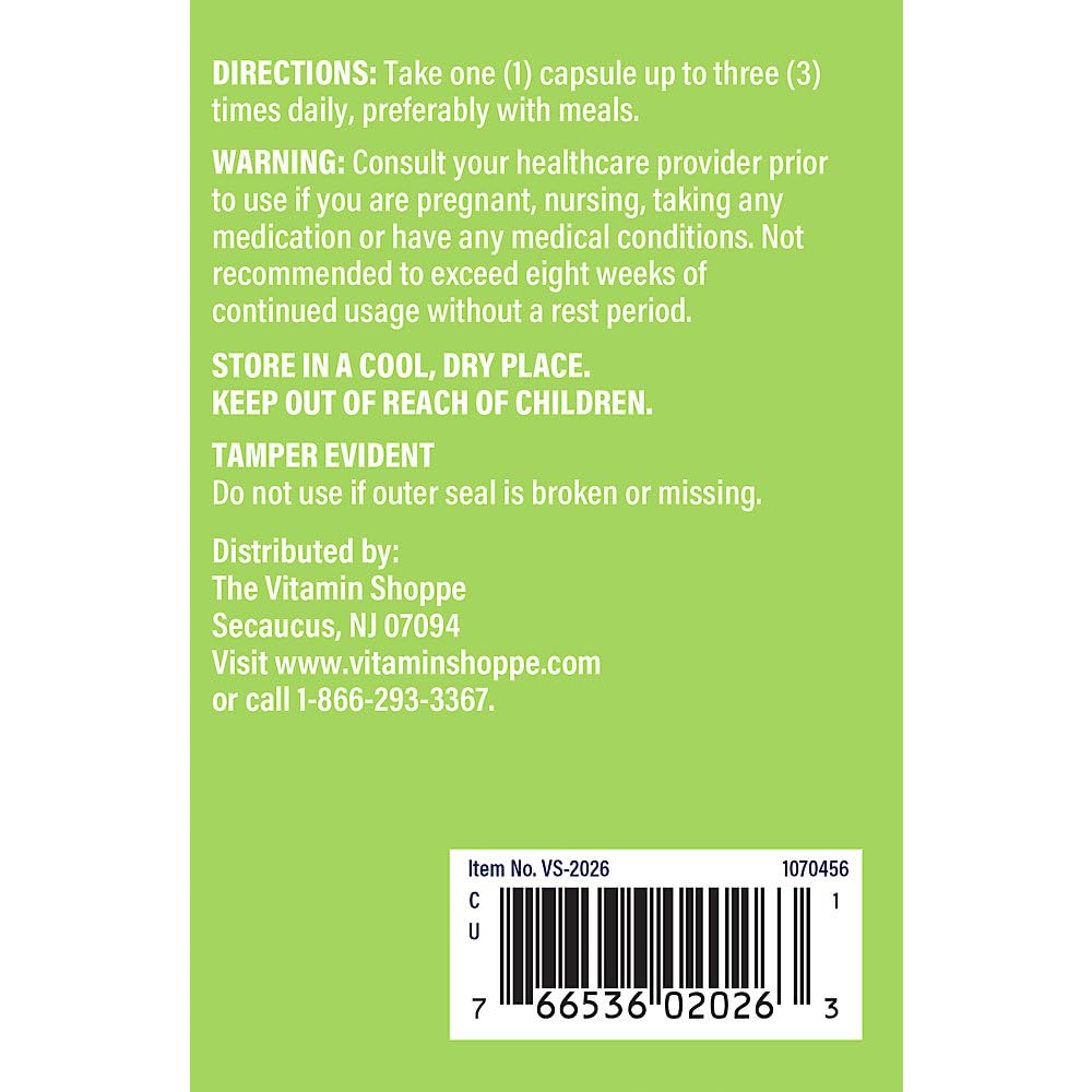 The Vitamin Shoppe Echinacea 400MG Immune System Support, Seasonal Wellness & Respiratory Health Capsules, 300 Count