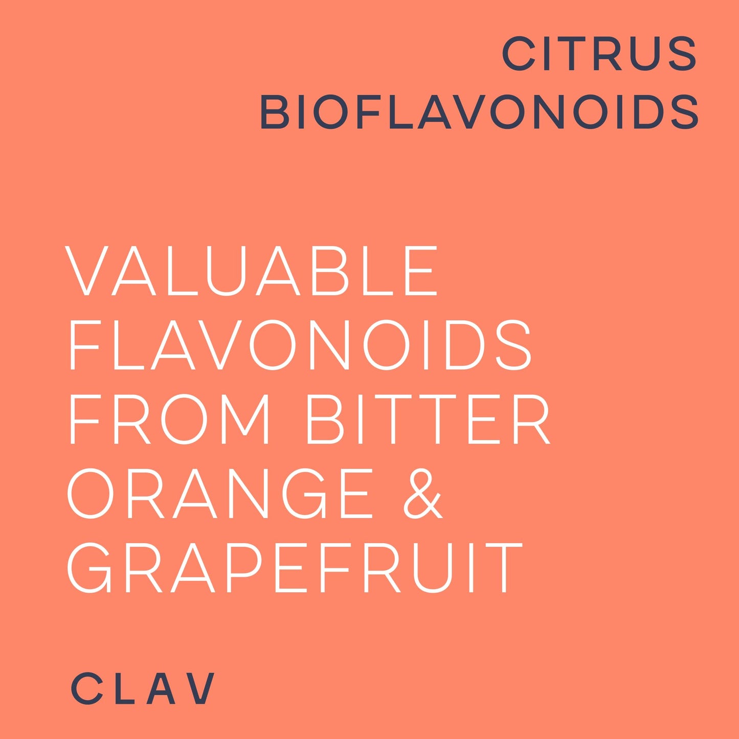 CLAV Citrus Bioflavonoids Capsules 60 Count
