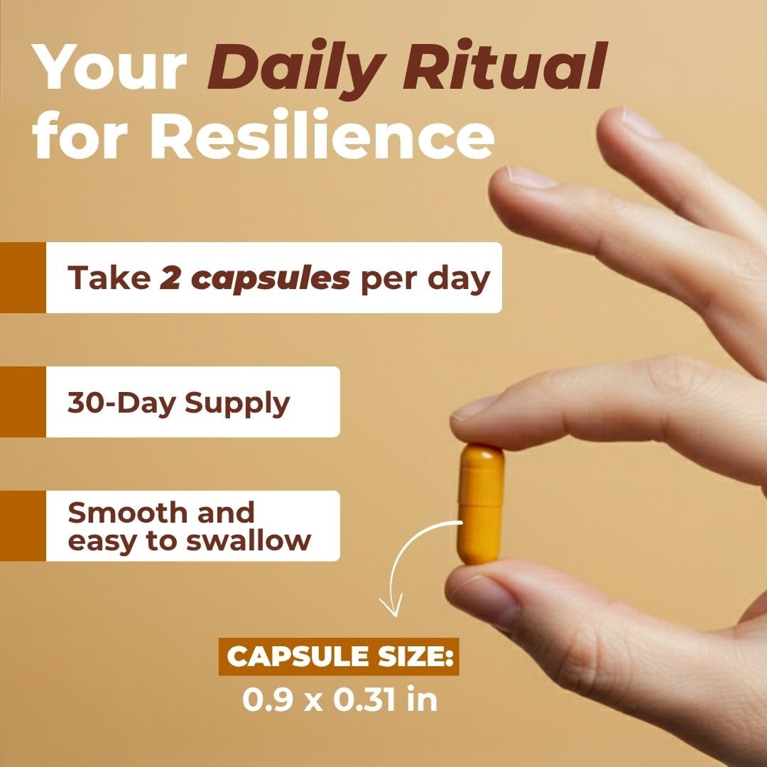VITAL NUTRITIVE Turmeric Curcumin Supplement Capsule 60 Count