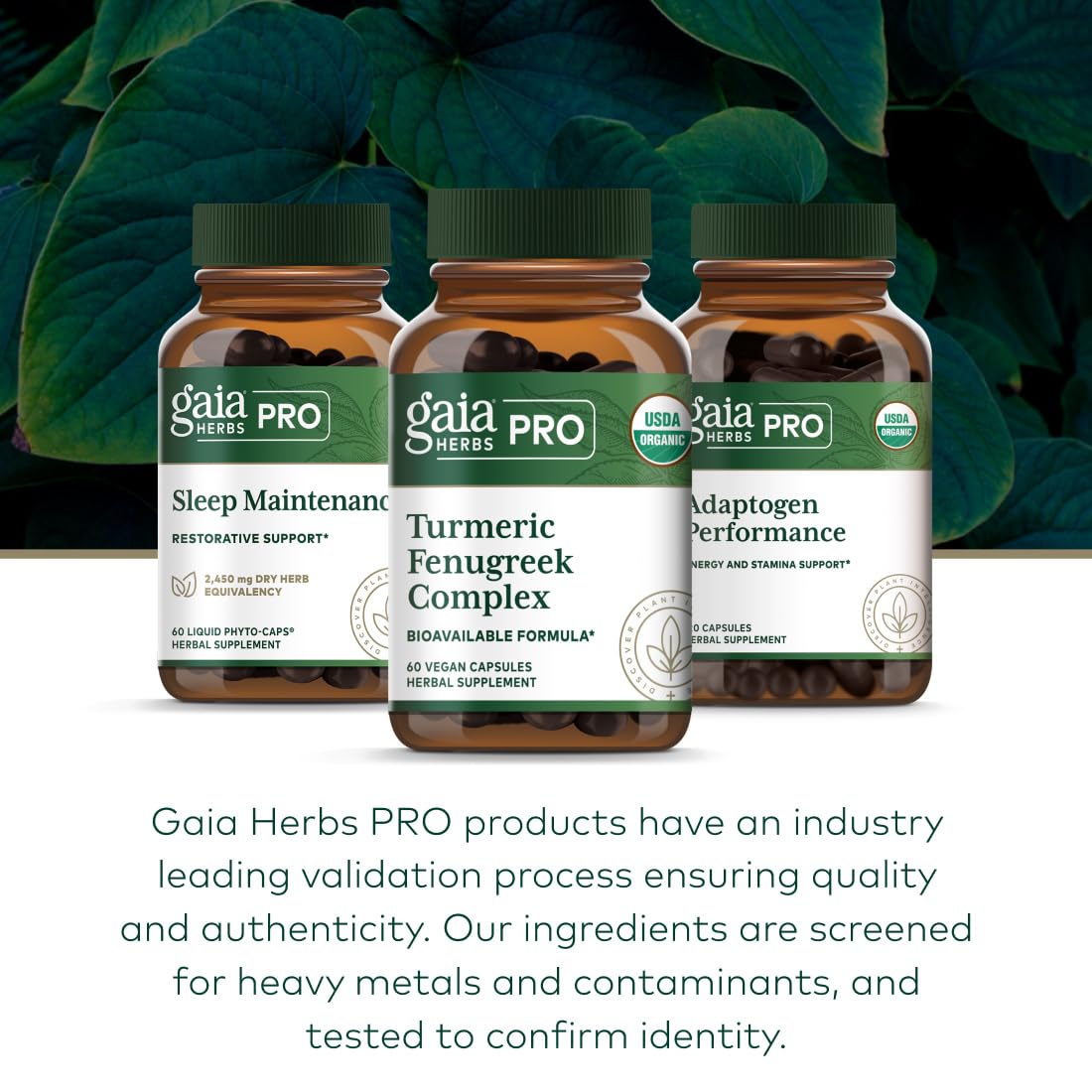 Gaia Herbs PRO Turmeric Fenugreek Complex Capsules 60 Count