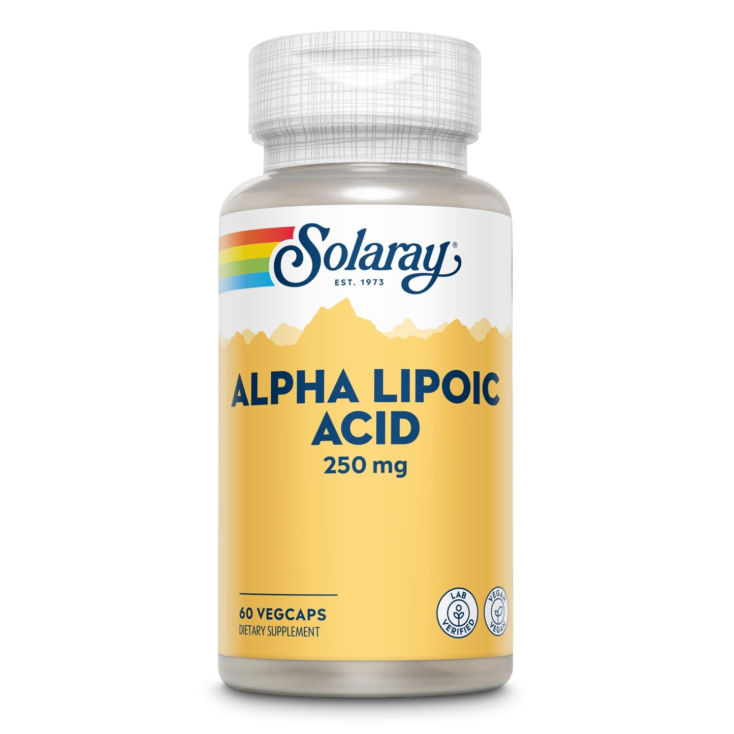 SOLARAY Alpha Lipoic Acid 250 mg Capsule, 60 Count