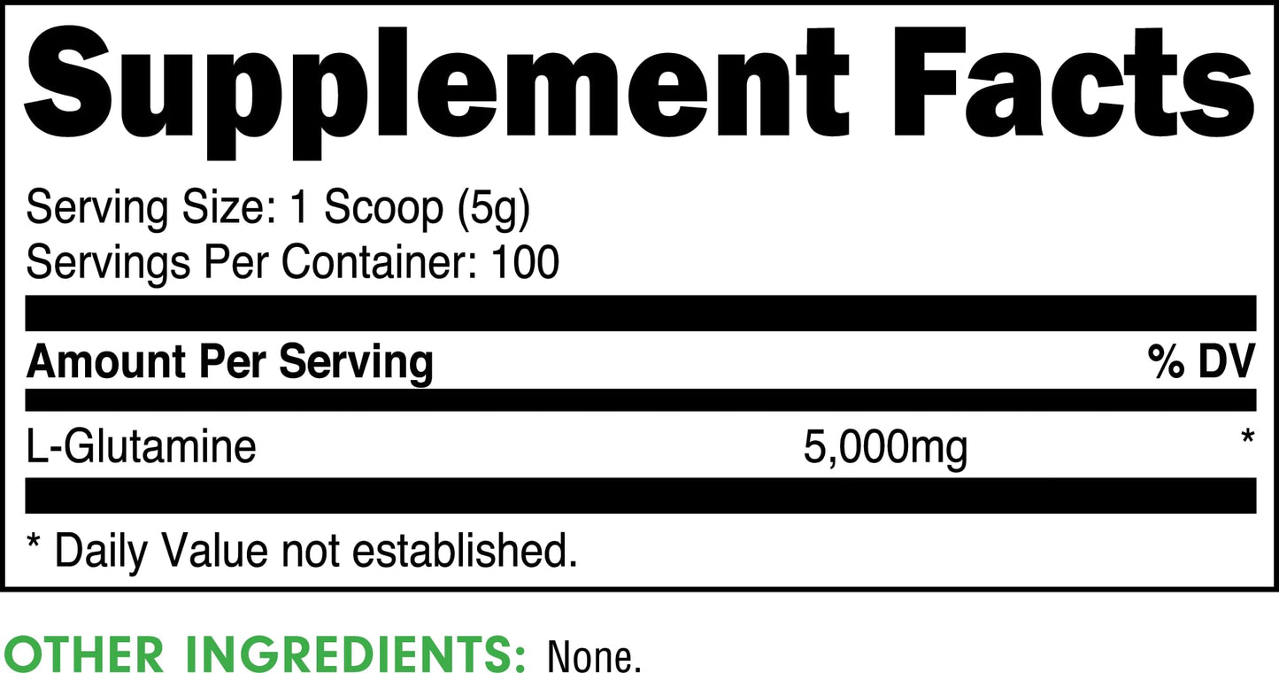 Bucked Up L-Glutamine Powder 17.6 oz