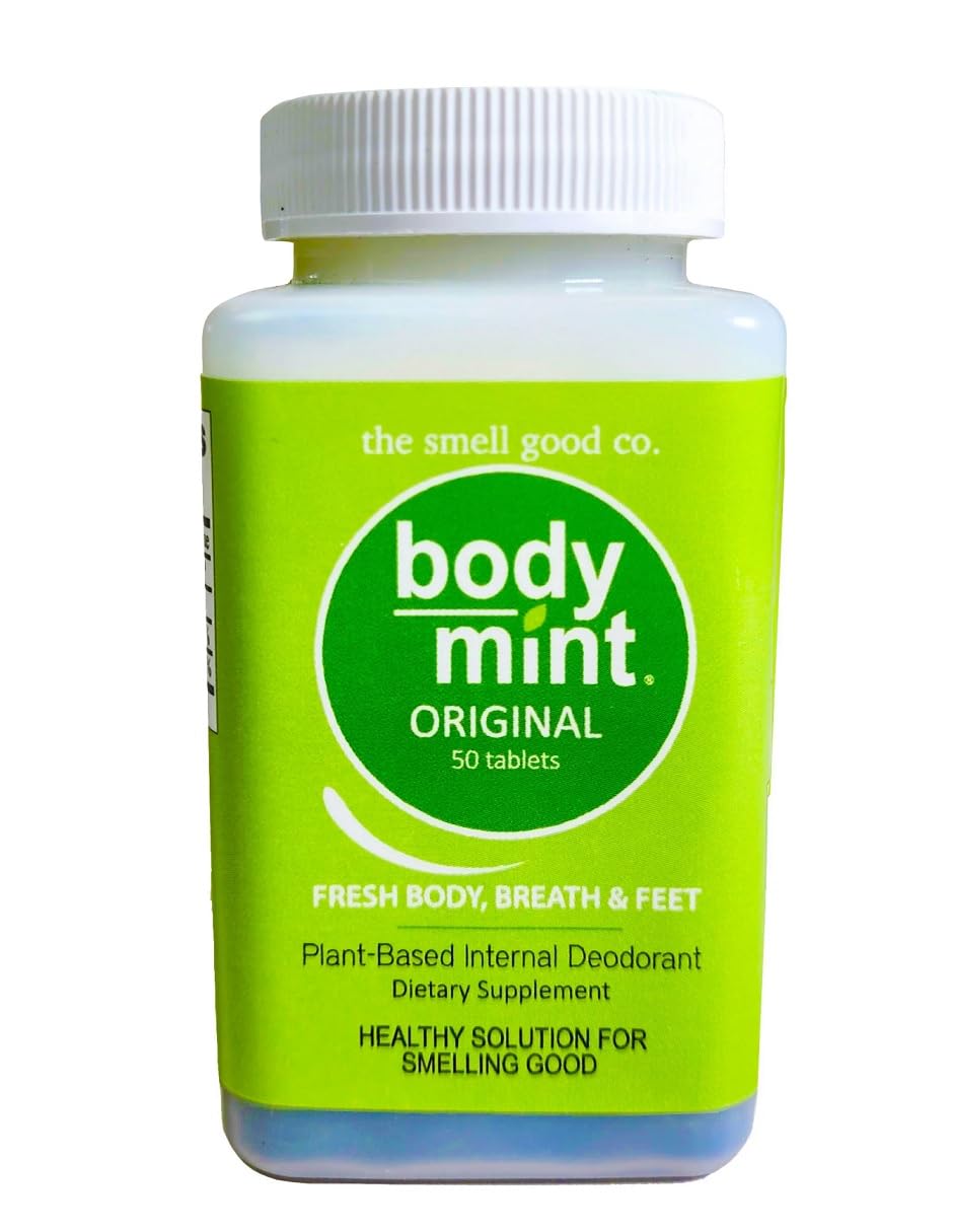 Body Mint Smell Great Day and Night Original Tablets, 60 Count