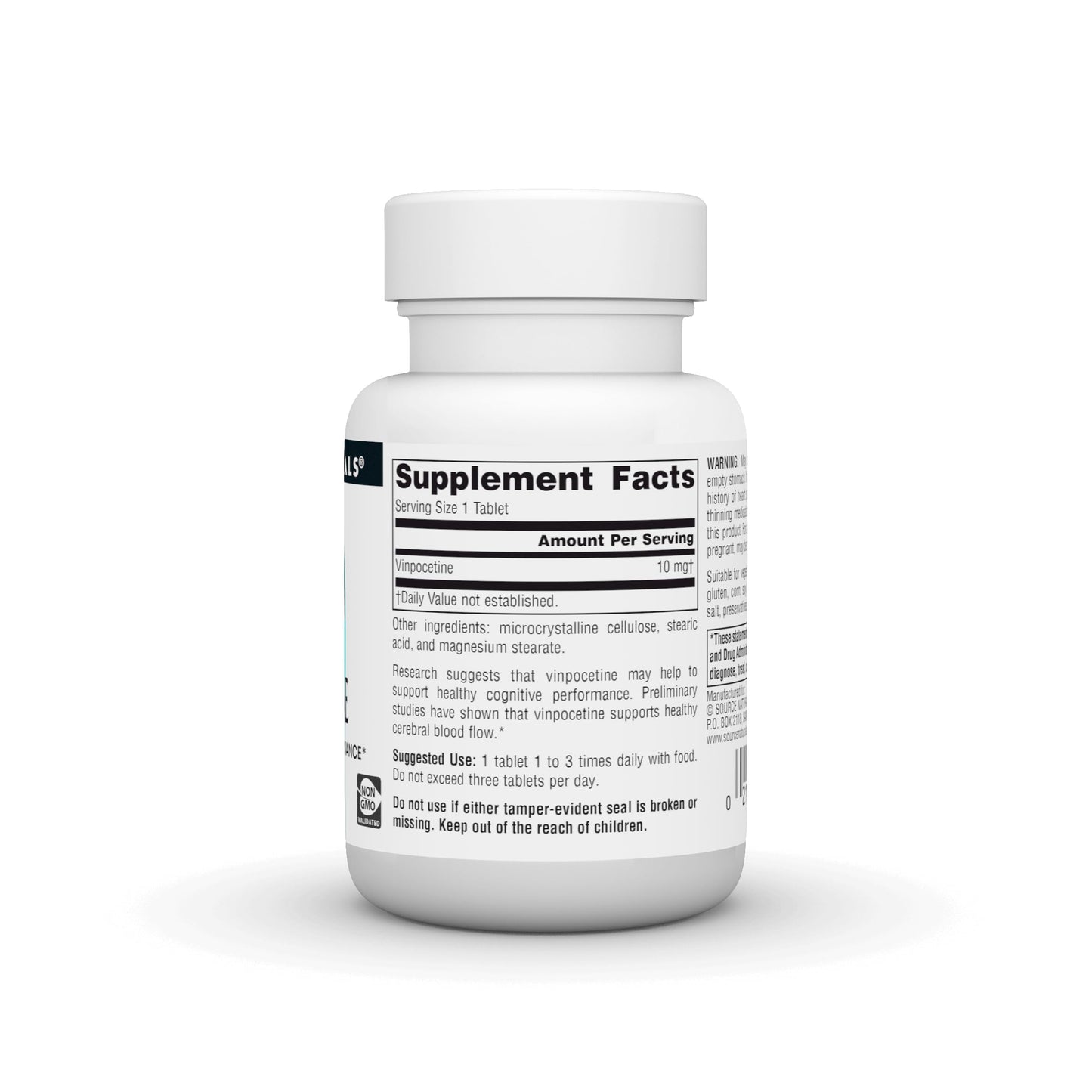 Source Naturals Vinpocetine 10 mg Tablet, 120 Tablets