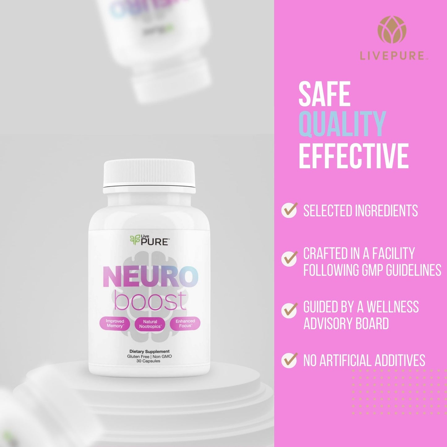 PURE Neuro Boost Capsules 30