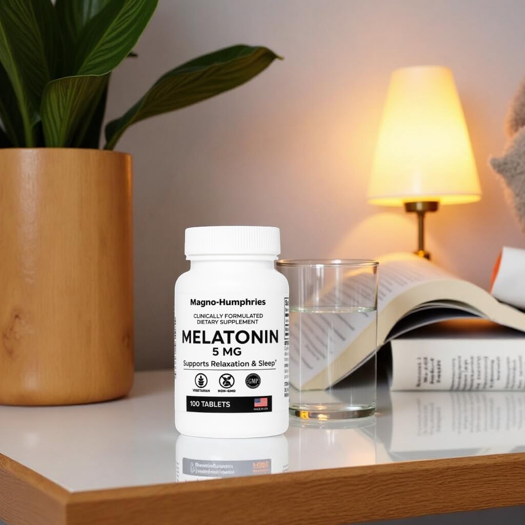 Magno-Humphries Melatonin 5 mg Tablets, 100 Tablets
