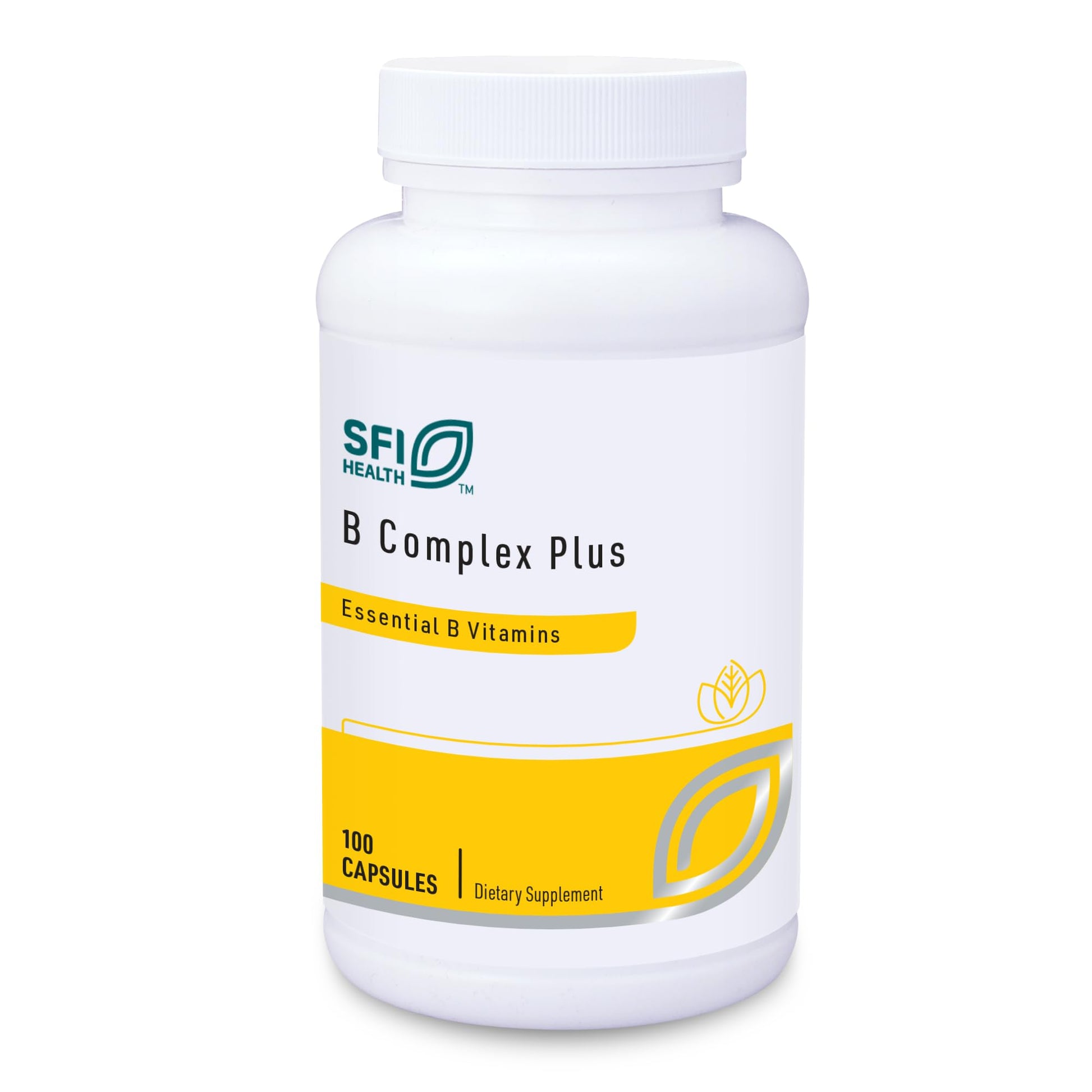 SFI Health Klaire Labs B Complex Plus Capsules, 100 Capsules