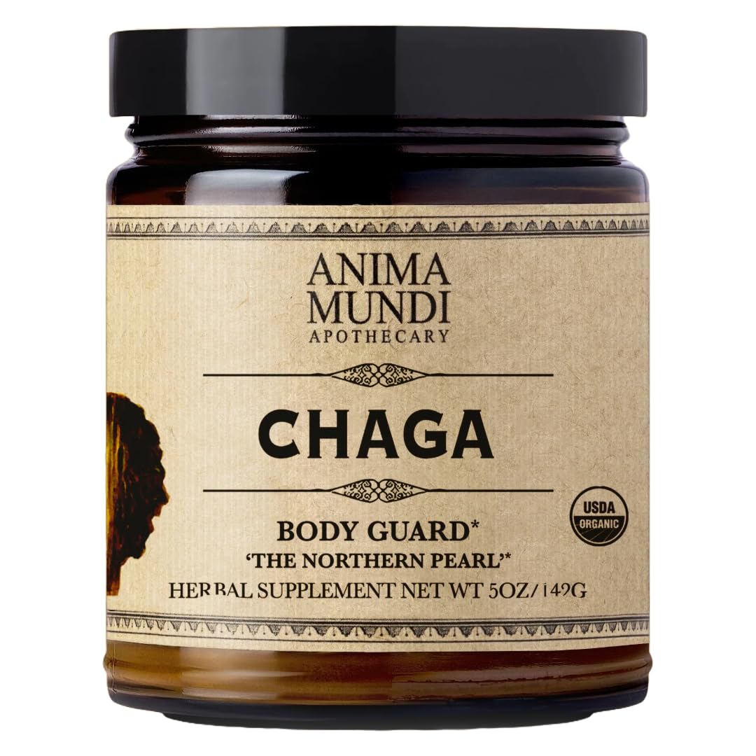 Anima Mundi Apothecary Chaga Mushroom Powder, 5 oz