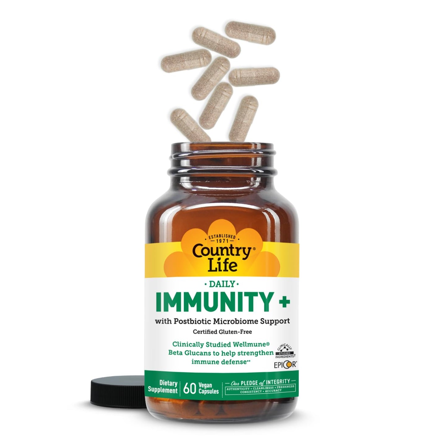 Country Life Immunity+ Supplement Capsule 60 Count