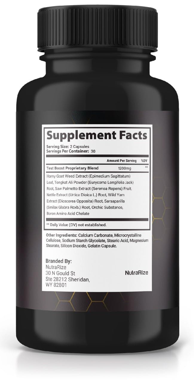 NutraRize NeuroTest Capsules 60 Count
