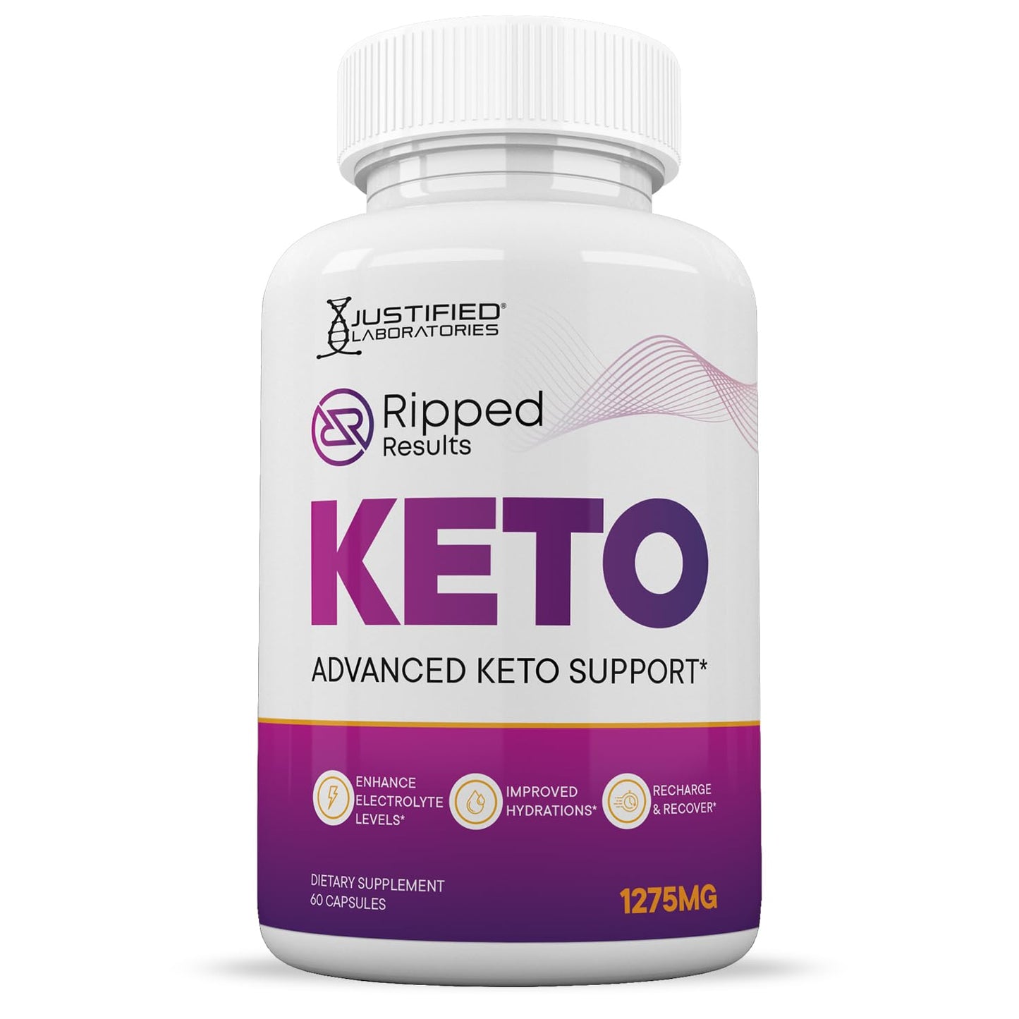 Justified Laboratories Ripped Results Keto ACV 180 Capsules