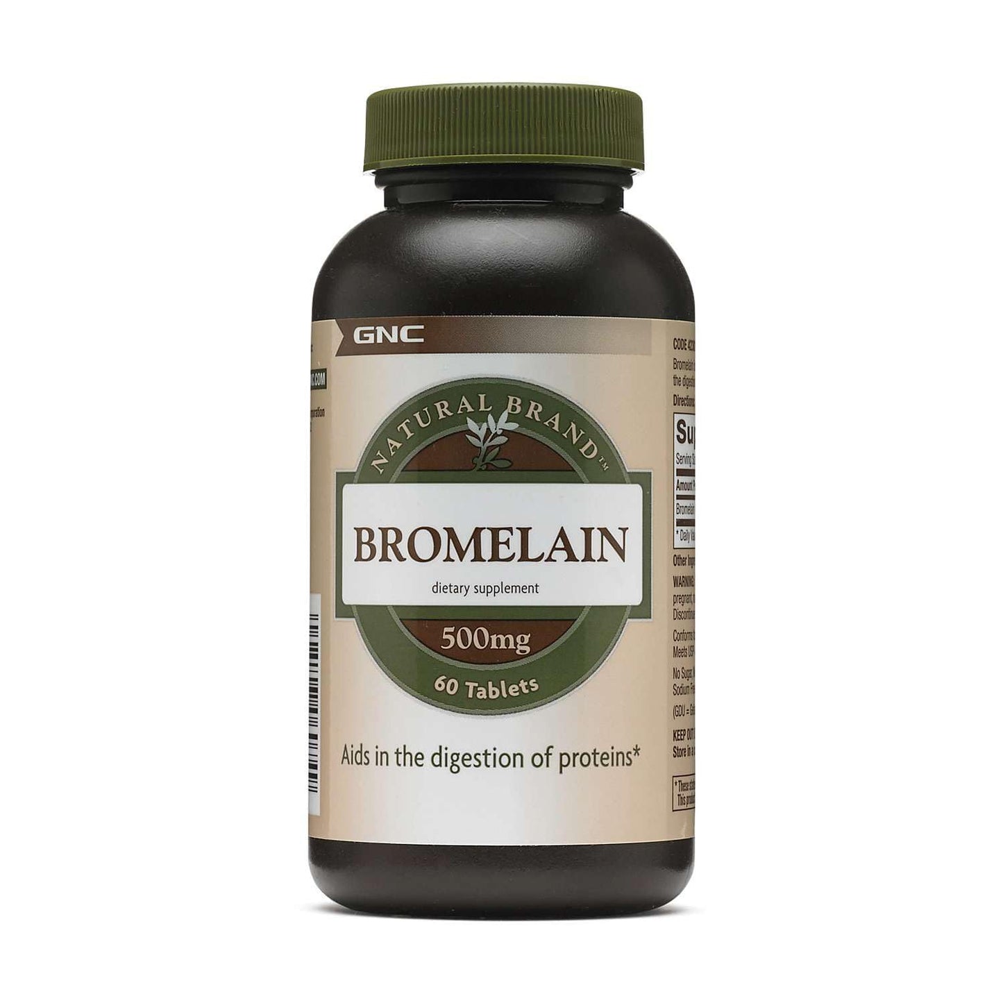 GNC Bromelain 500mg Tablets, 60 Count