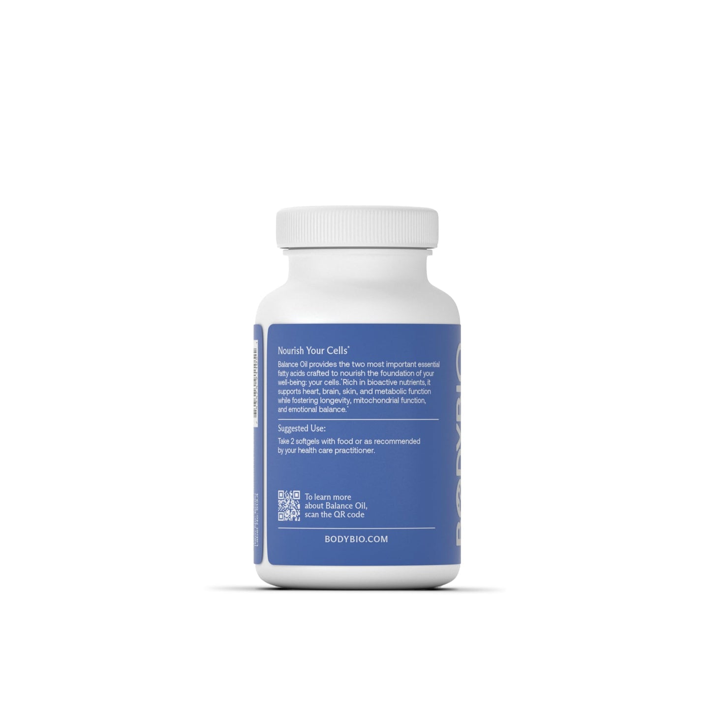 BodyBio Balance Oil Omega-3-6 Softgels 60 Count