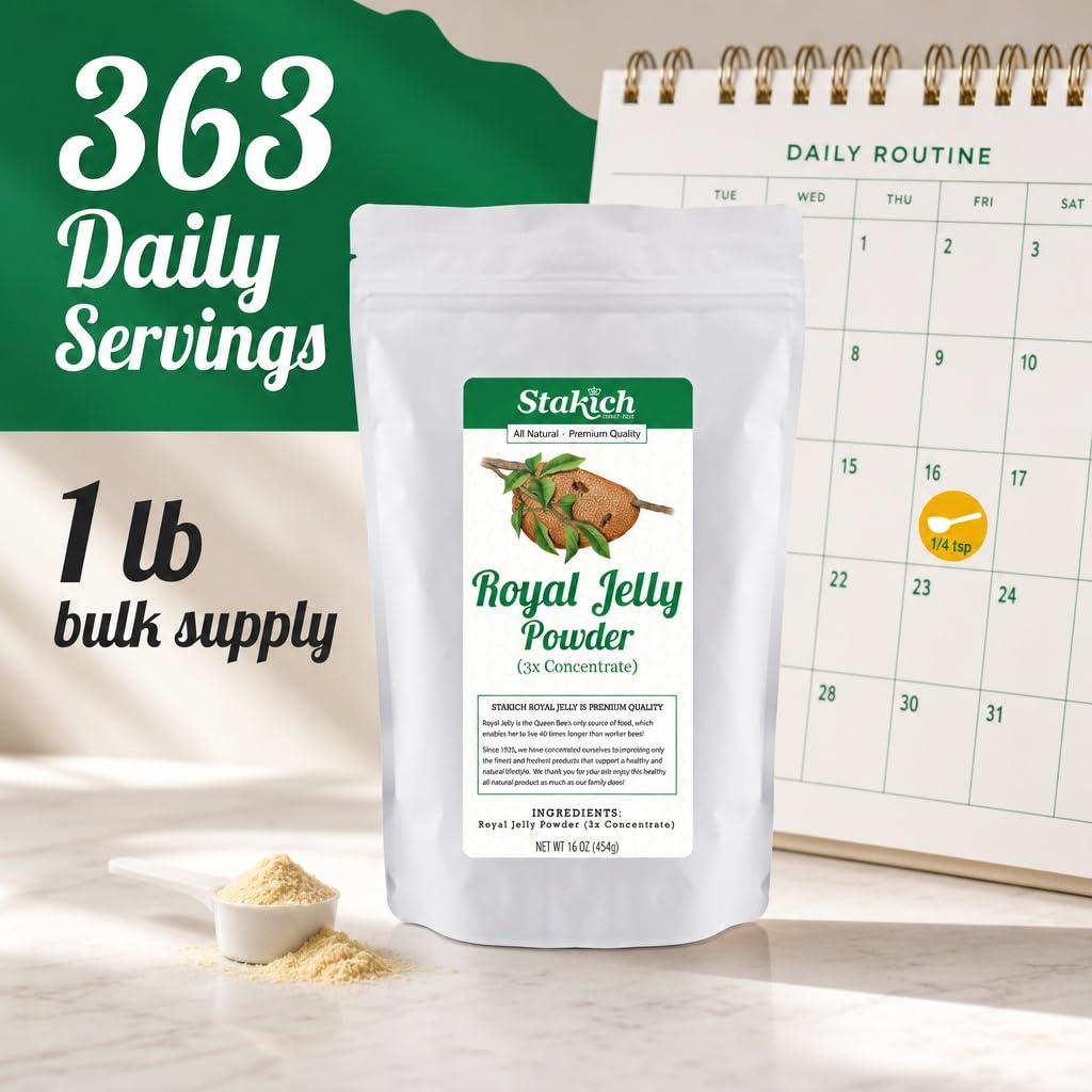Stakich Royal Jelly Powder 16 Count