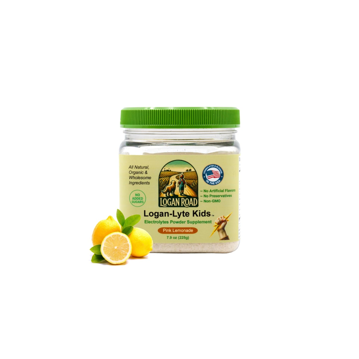 Logan Road Logan-Lyte Kids Electrolytes Powder 7.9 Ounce