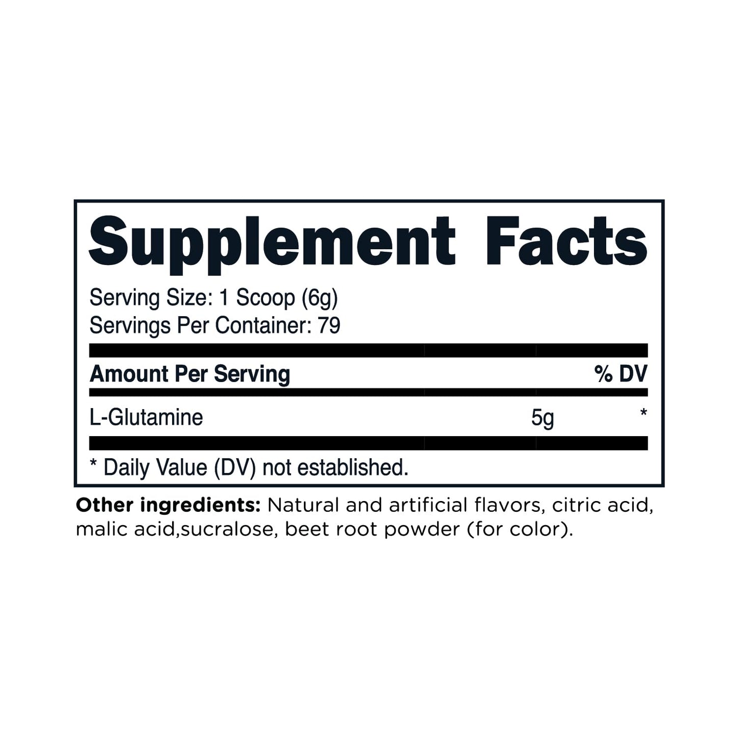 TransformHQ L-Glutamine Powder 17.637 oz