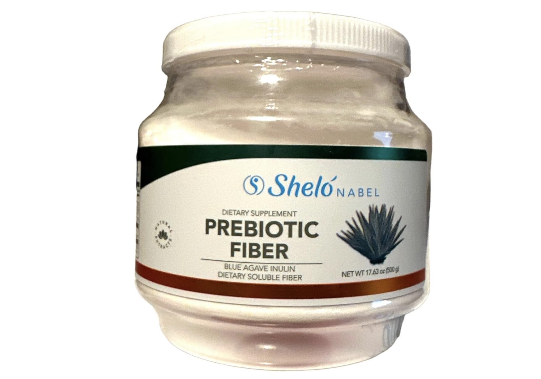Generic Shelo Nabel Prebiotic Fiber Blue Agave Inulin Powdered Premix Powder 17.63 oz