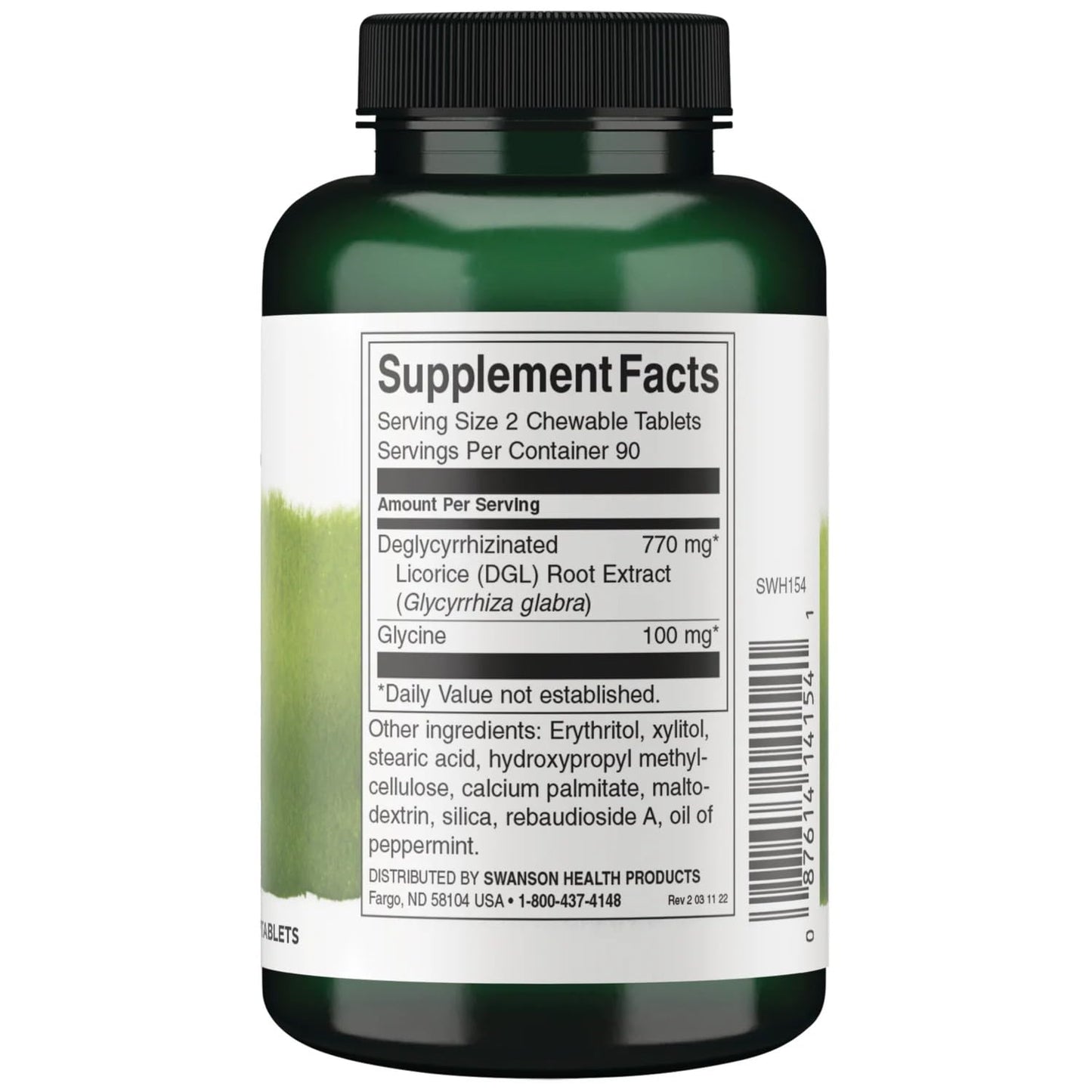 Swanson DGL (Licorice) 385 mg Tablets 360