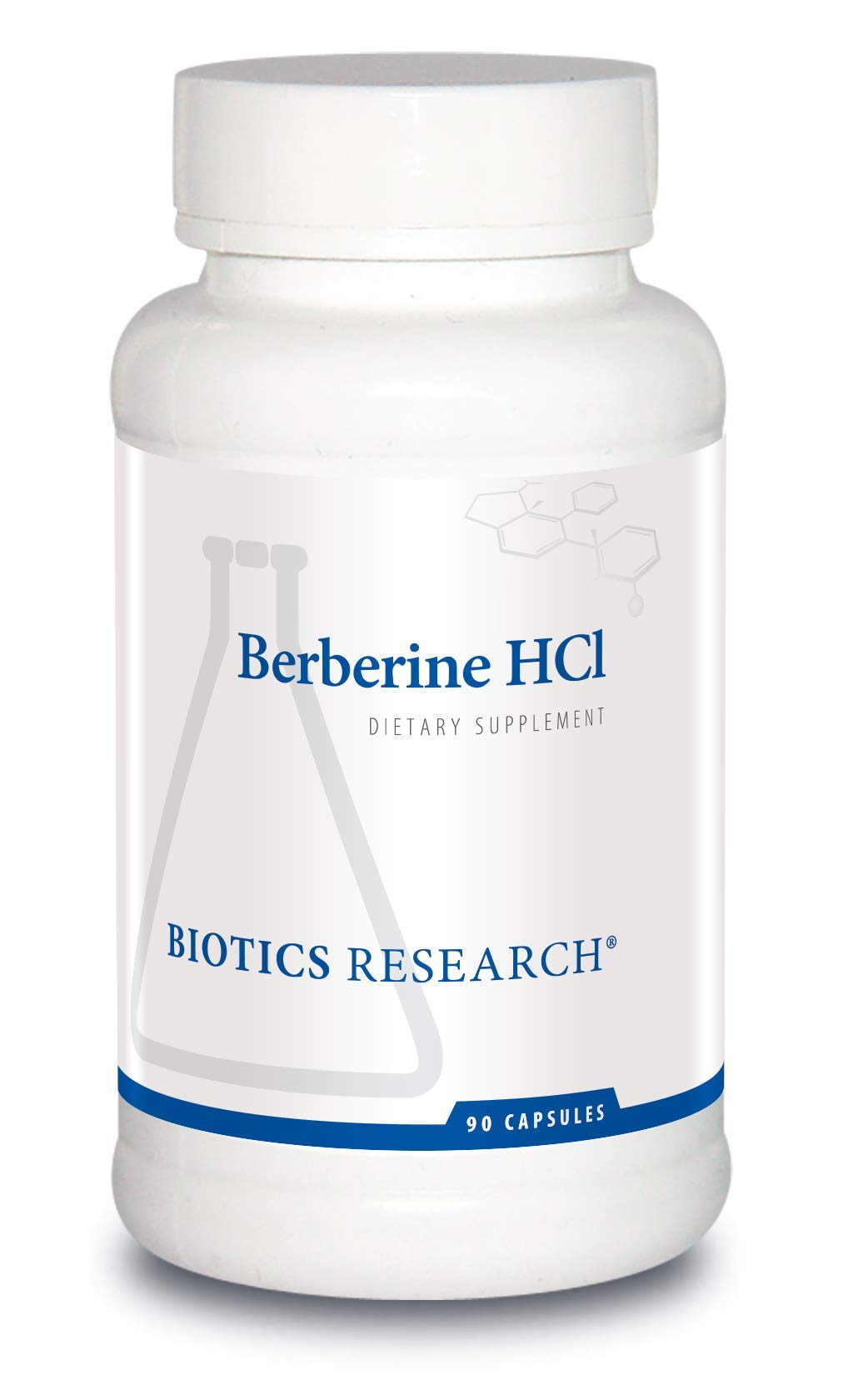 BIOTICS RESEARCH Berberine HCl, Botanical Berberine Supplement Capsules 90