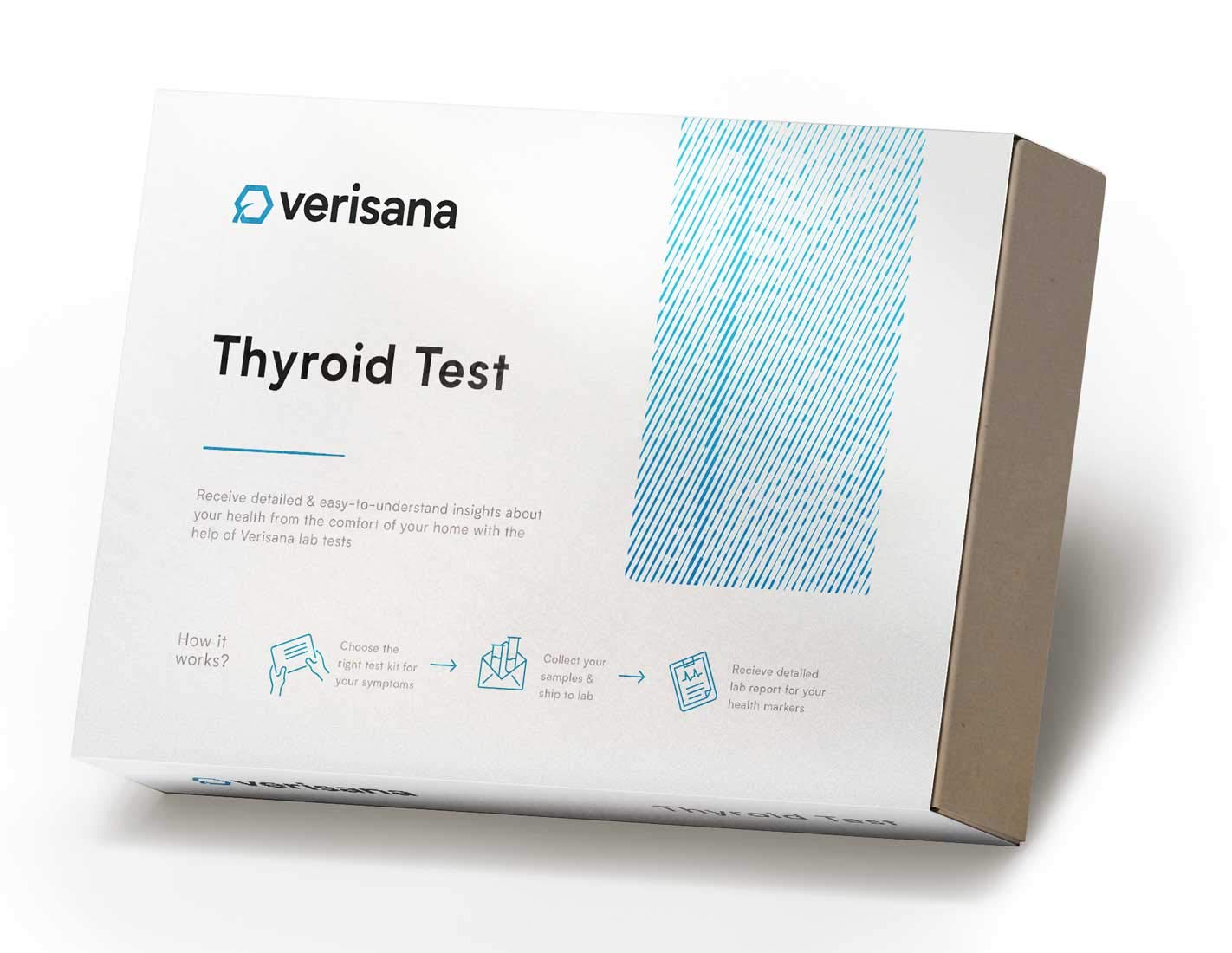 Verisana Thyroid Test Capsule, 1 Count – Measures TSH, freeT3 and freeT4 – CLIA-Certified – At-Home Testing Kit