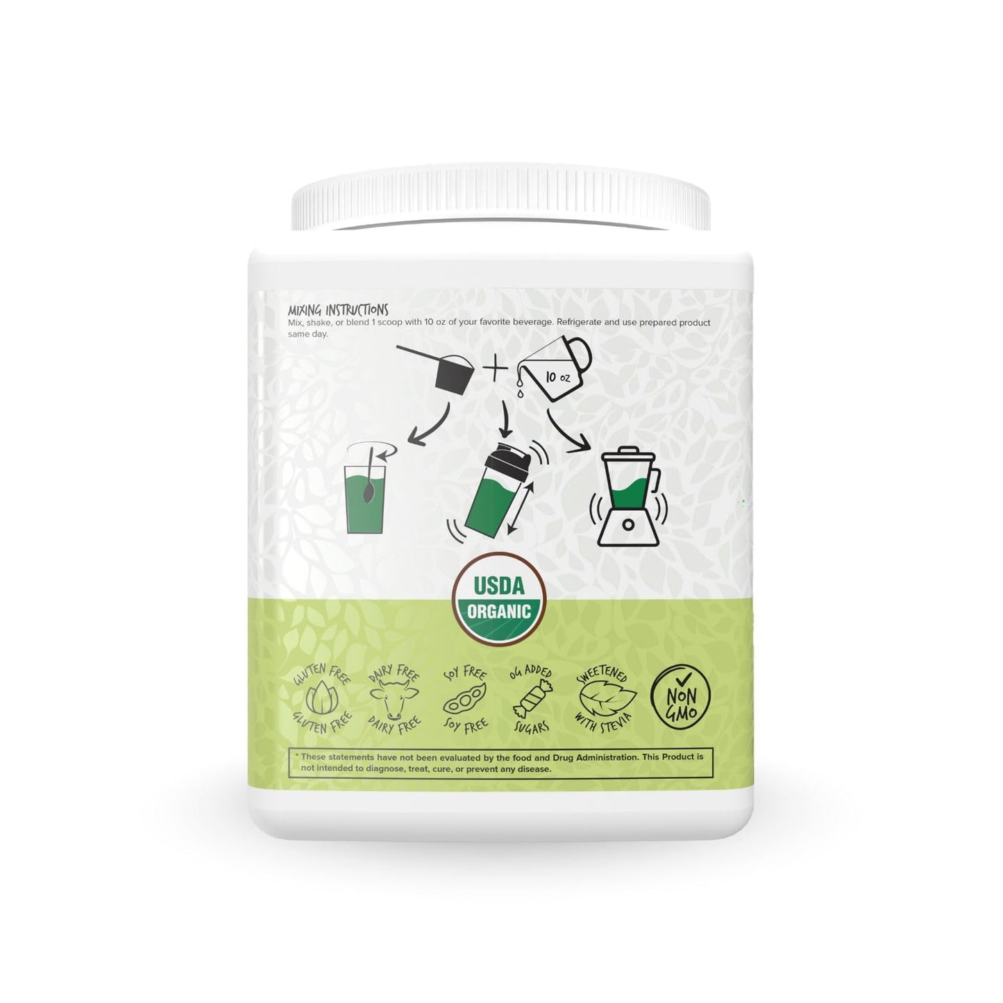 Portions Master Vulcanic Supergreens, Wheatgrass & Spirulina Powder 15.8 Ounce