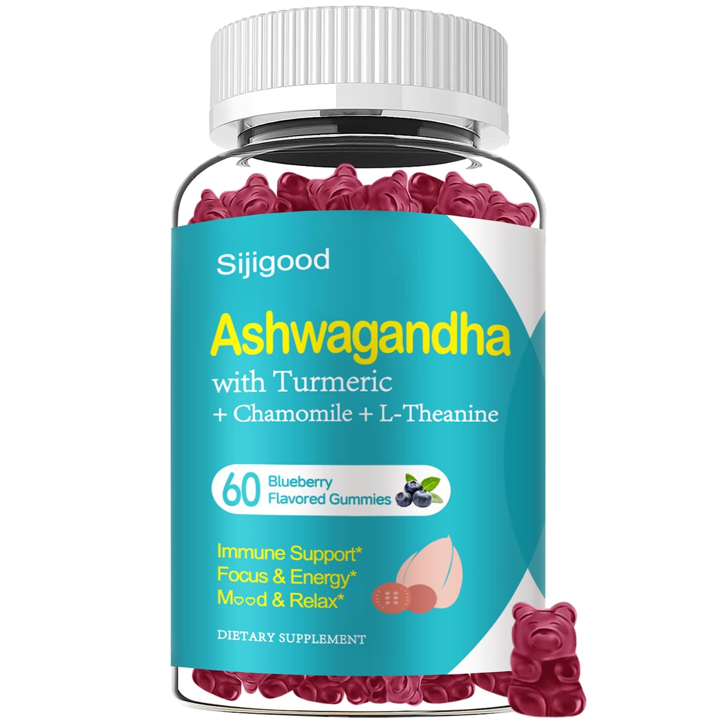 Sijigood Ashwagandha Gummies 60 Count