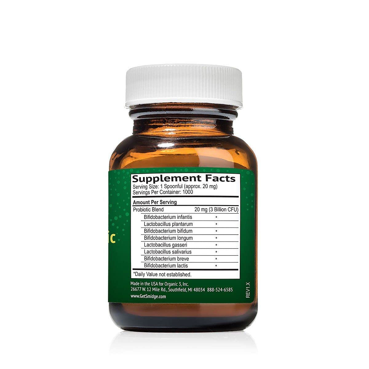 Smidge Sensitive Probiotic Powder (GutPro) 0.71 Ounce